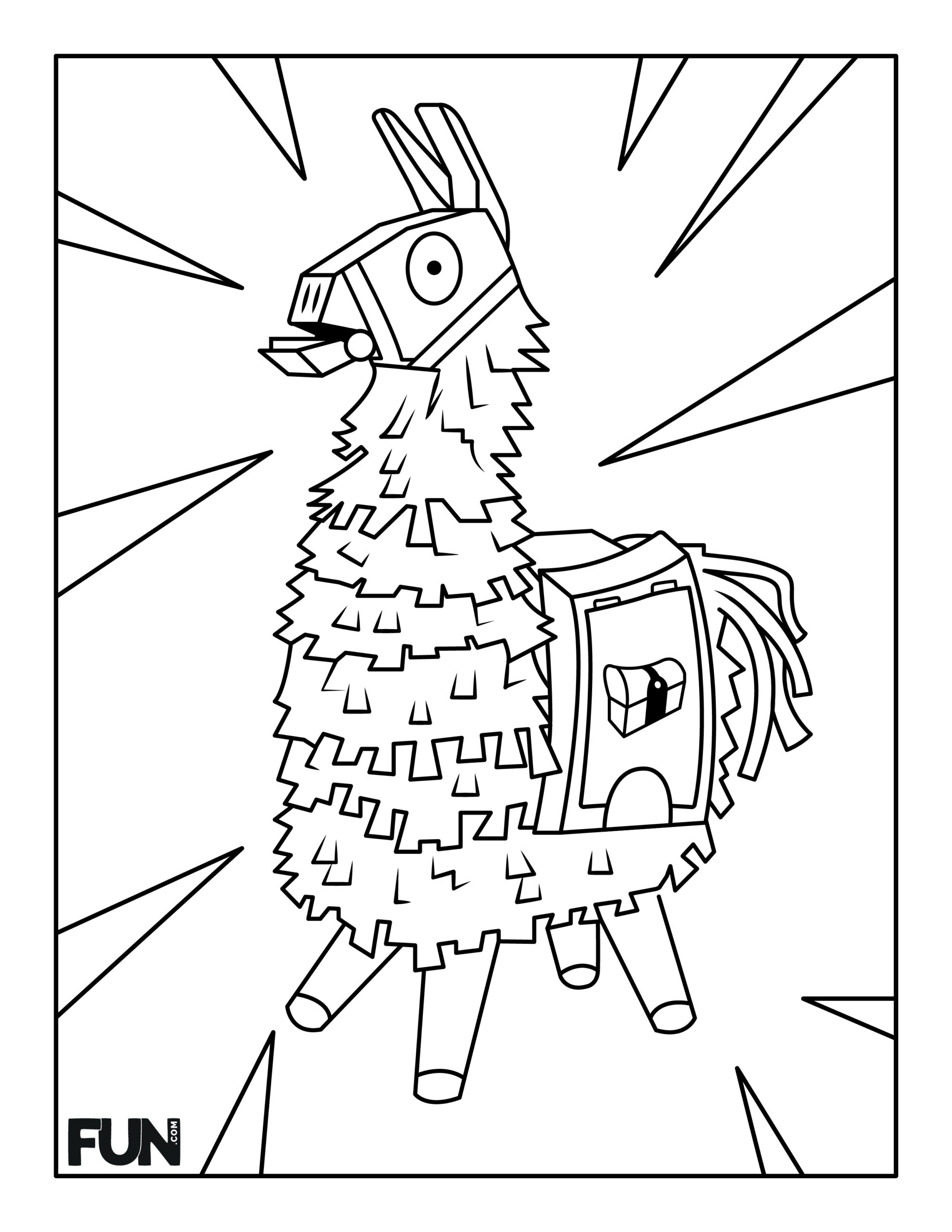Fortnite Coloring Page Llama Background Awesome Coloring Page SexiezPicz Web Porn