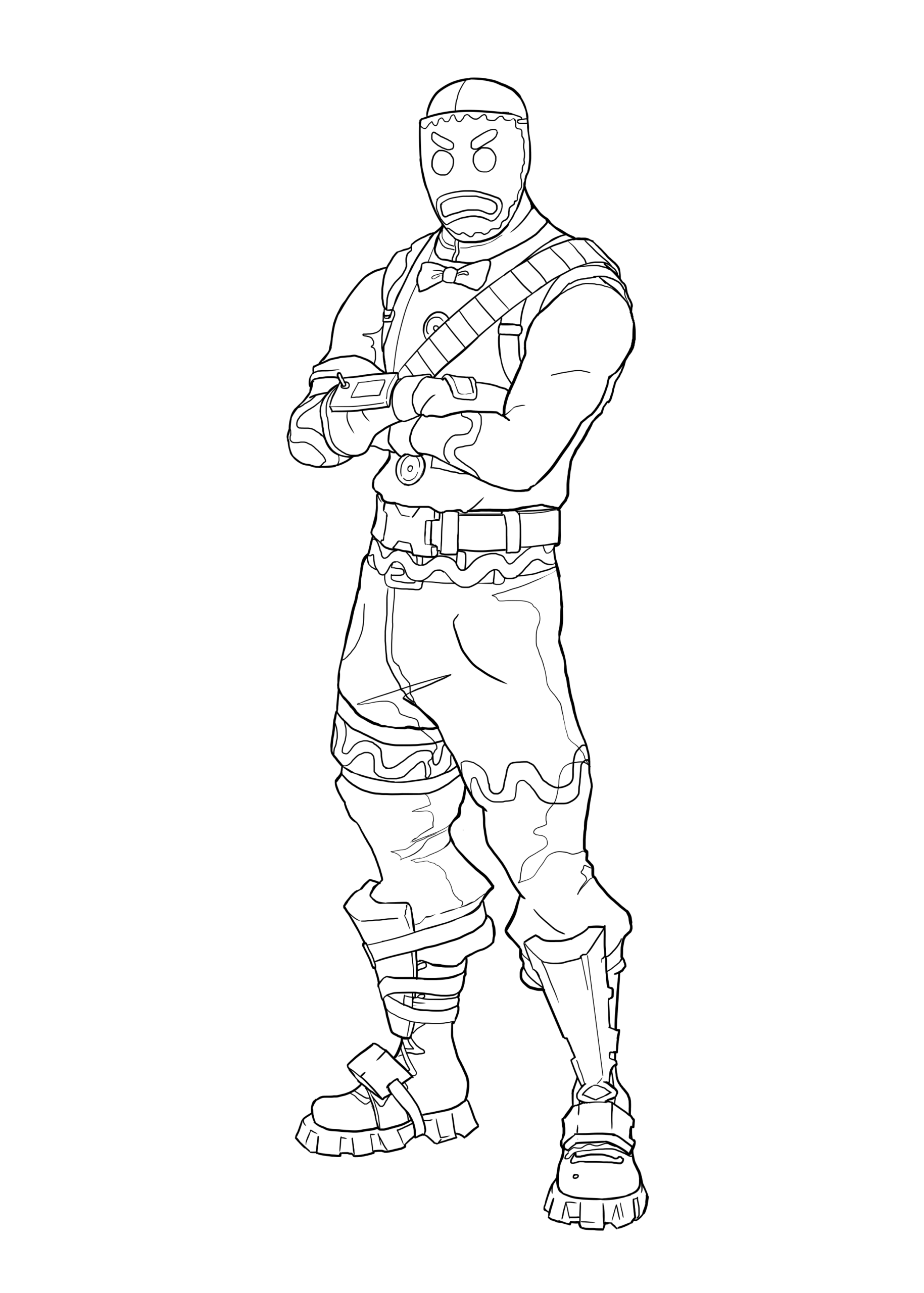 Fortnite Printable Coloring Page