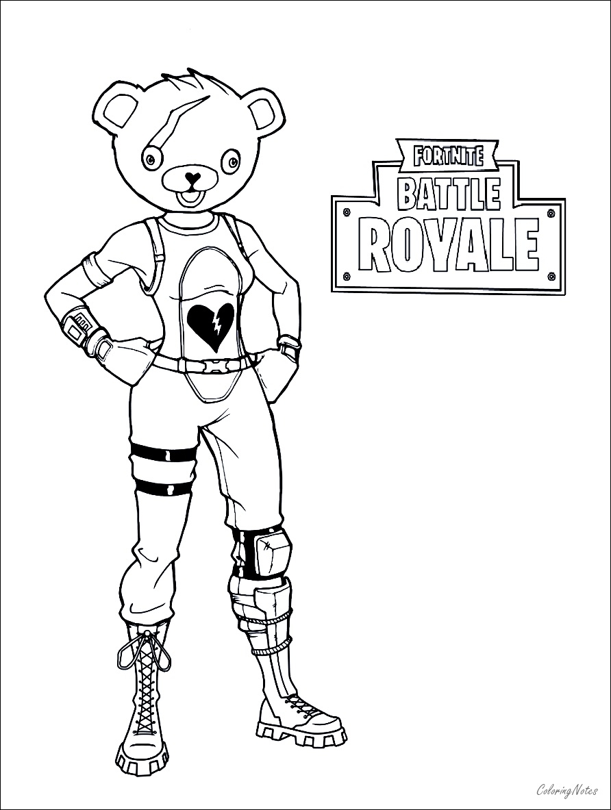 Fortnite Coloring Pages Battle Royale Drift Raven Ice King COLORING PAGES FOR KIDS FREE