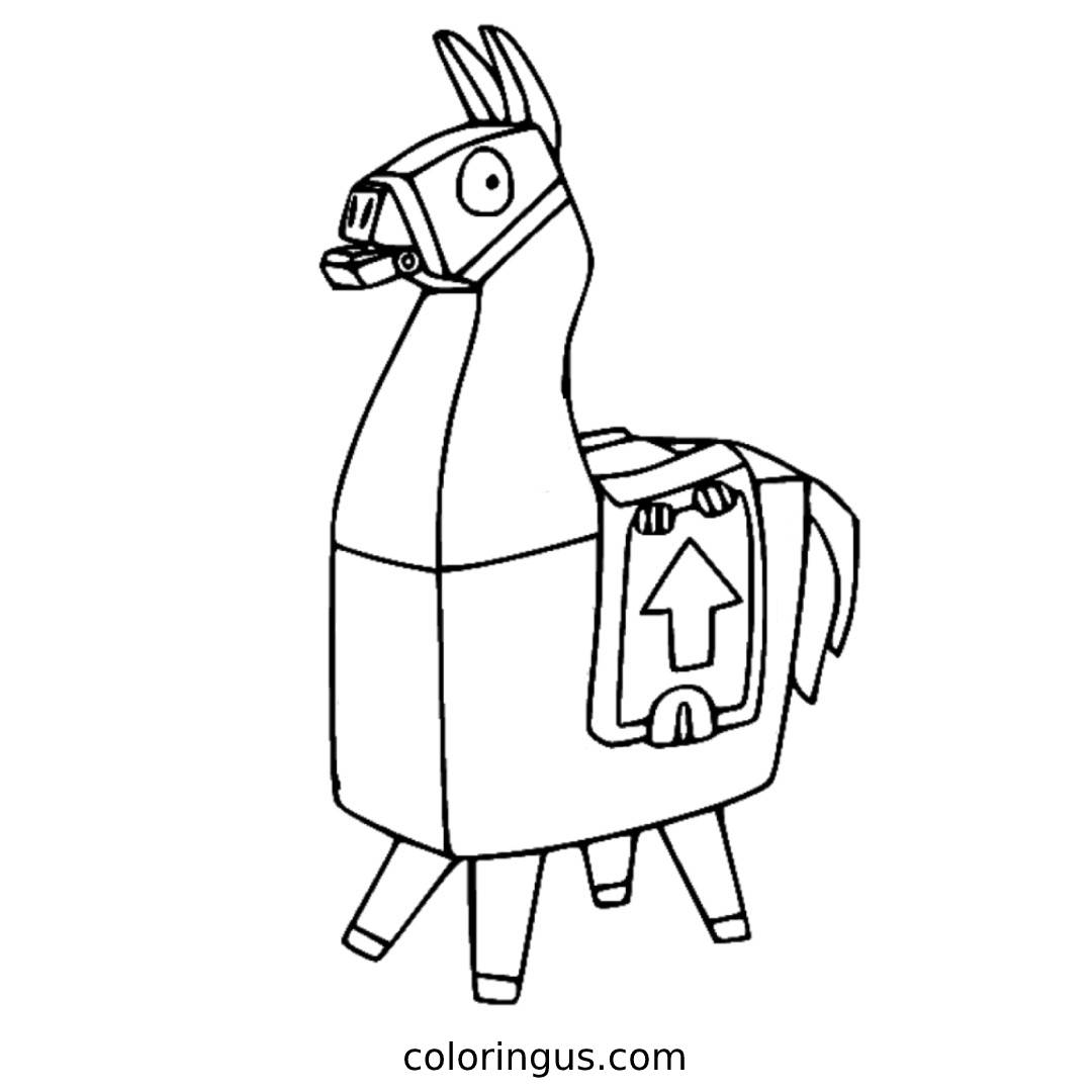 Fortnite Coloring Pages Free Printable PDF