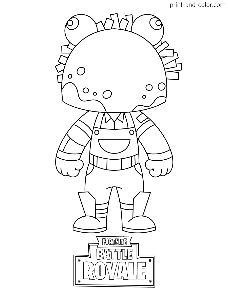 Fortnite Coloring Pages Print And Color