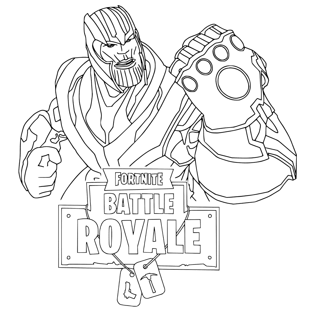 Fortnite Coloring Pages Elite Agent