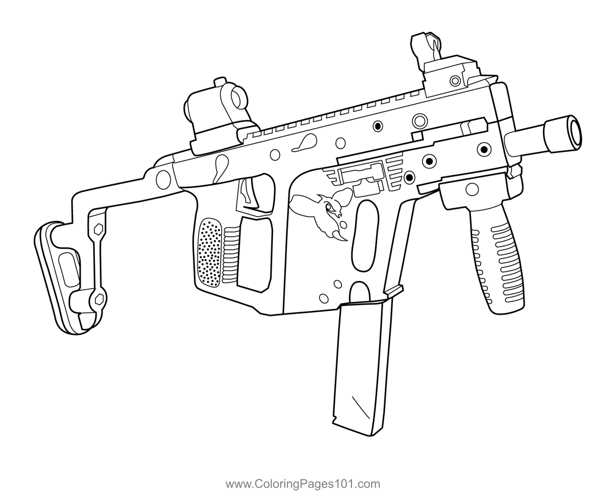 Fortnite Pump Coloring Pages