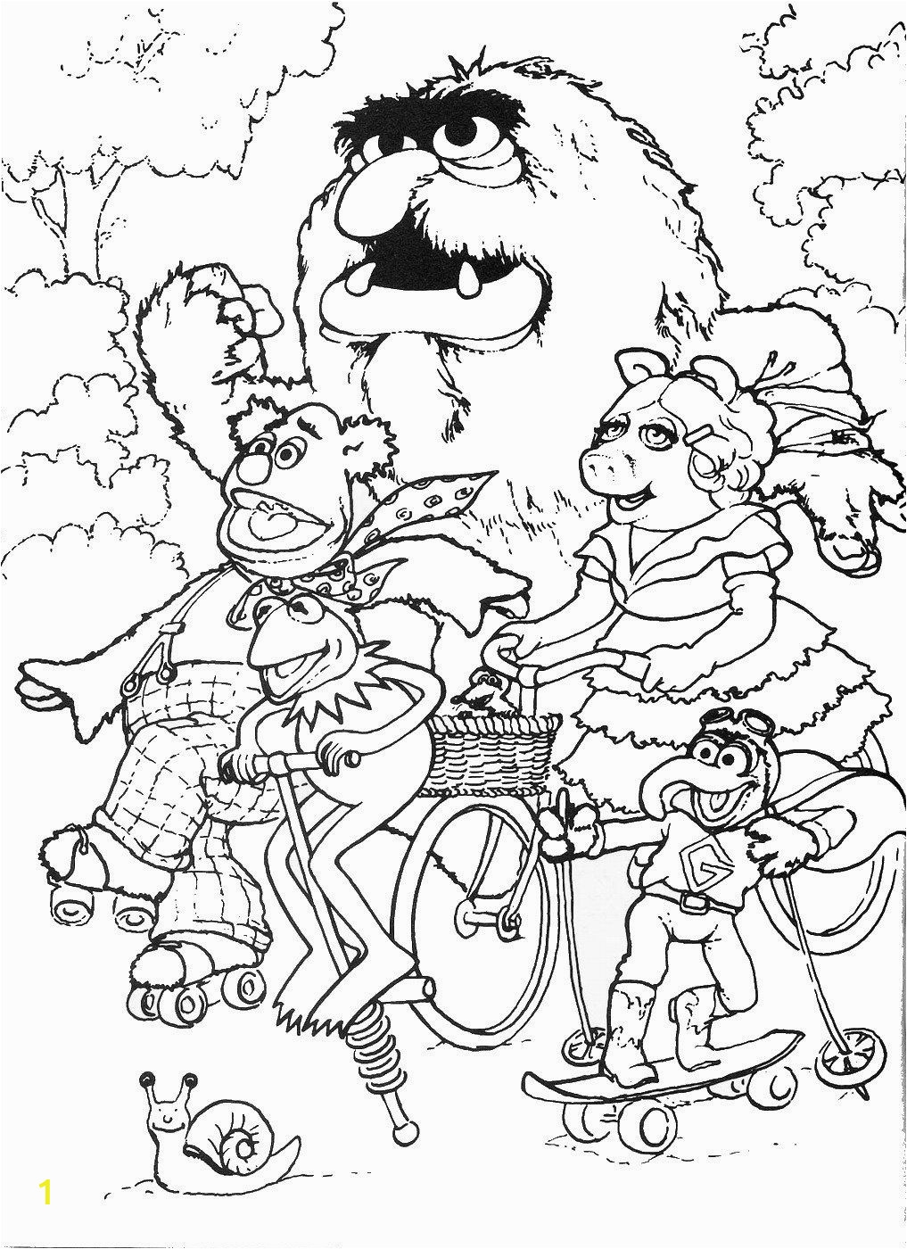 Fraggle Rock Coloring Pages Archive Henson Jim Sketch Coloring Page