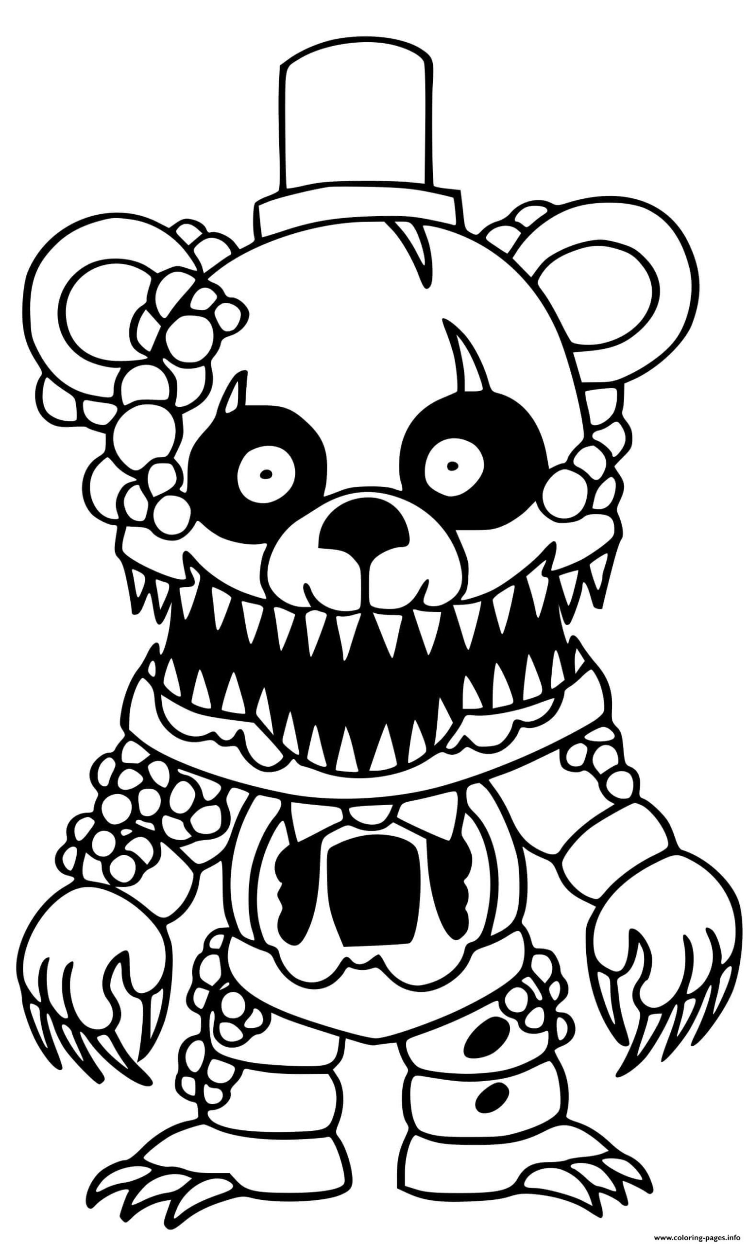 Funtime Freddy Coloring Pages