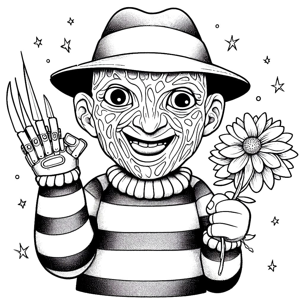 Freddy Krueger Coloring Pages