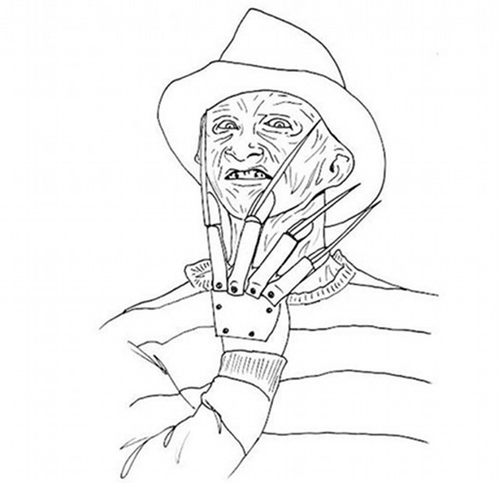 Freddy Krueger Coloring Pages