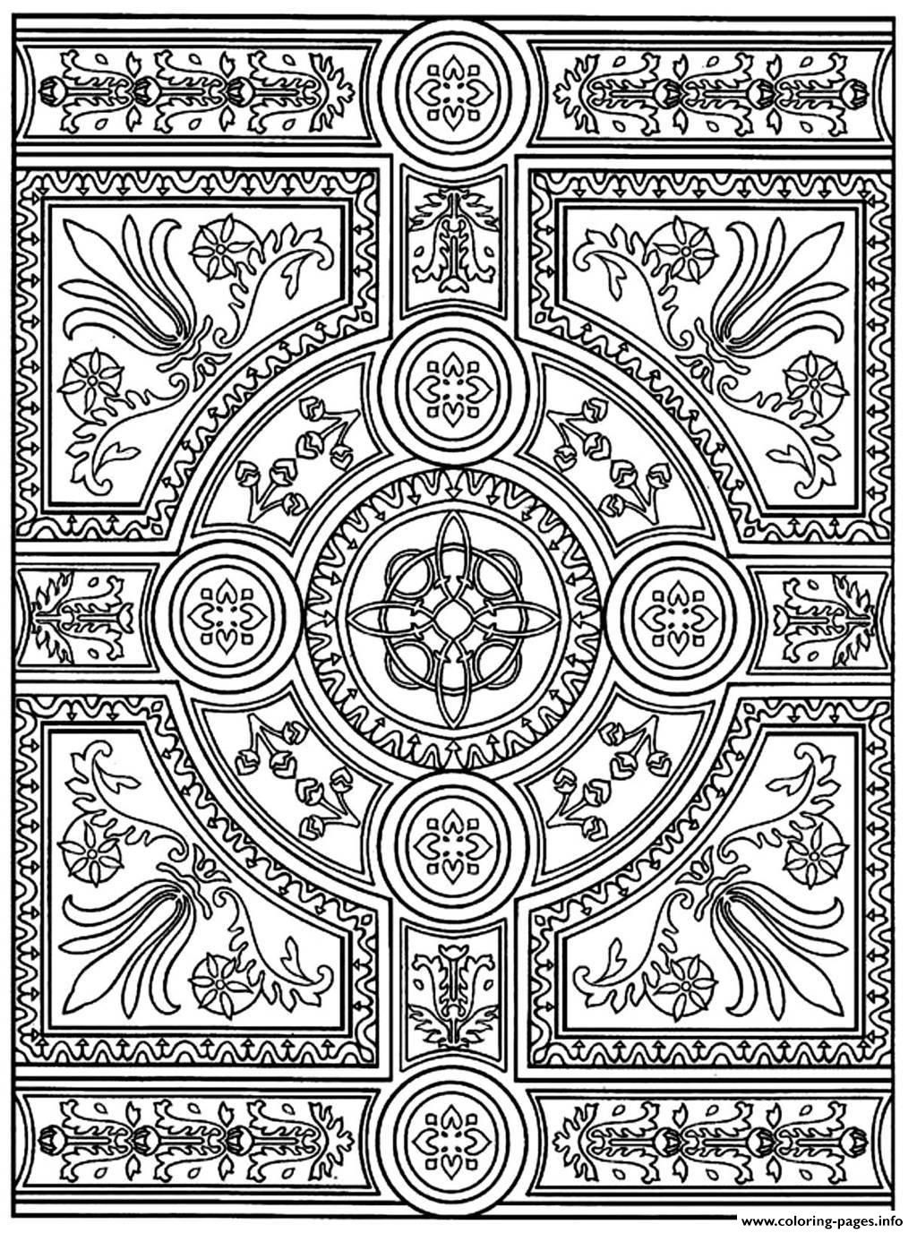 Adult Coloring Pages Patterns