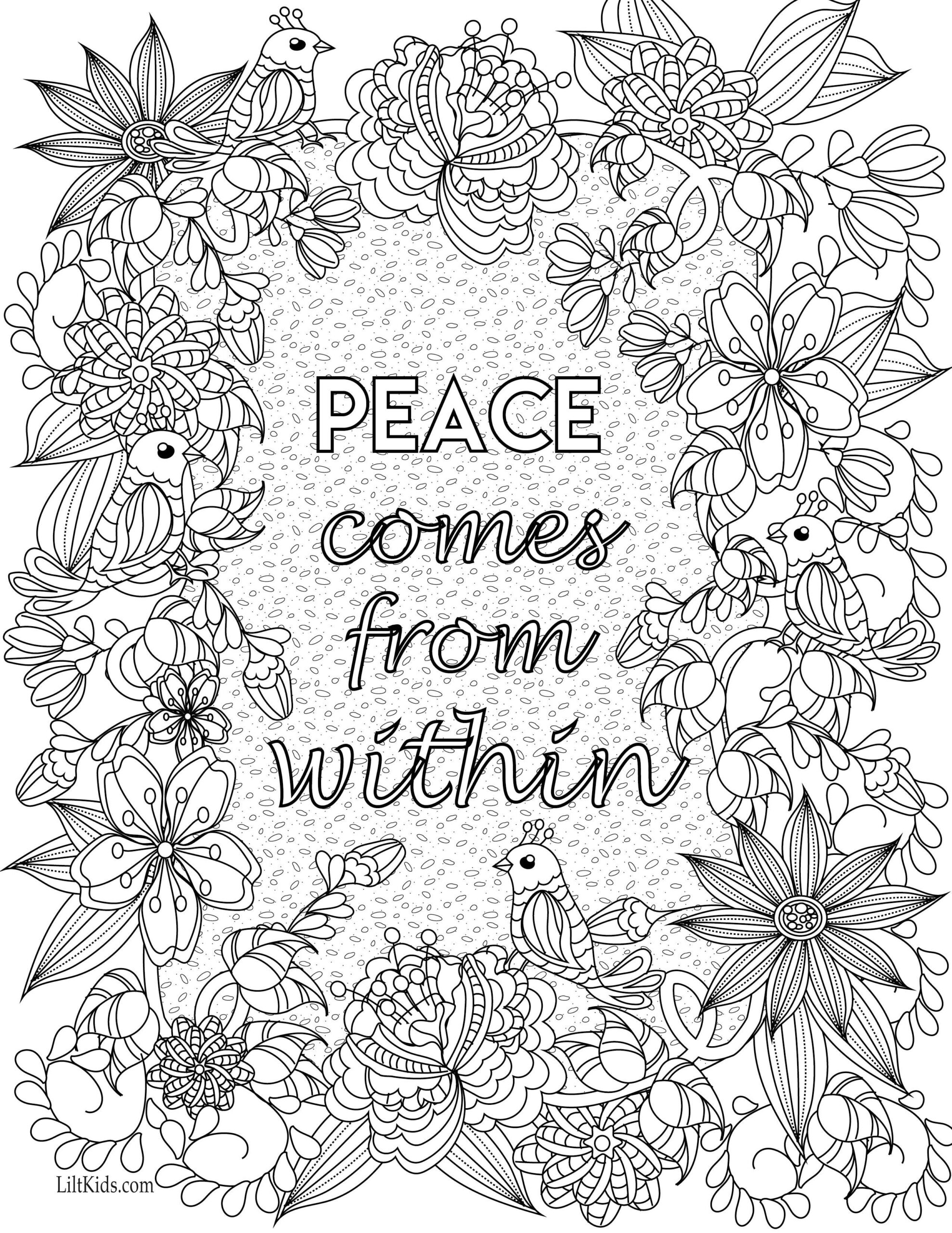 Free Adult Coloring Pages Quote Coloring Pages Coloring Pages Inspirational Kids Coloring Books