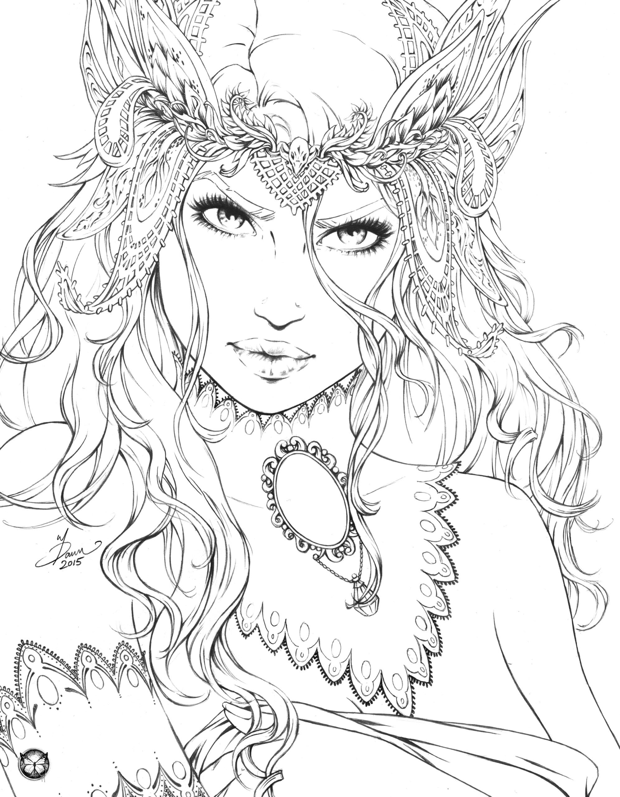 Free Artist Coloring Pages