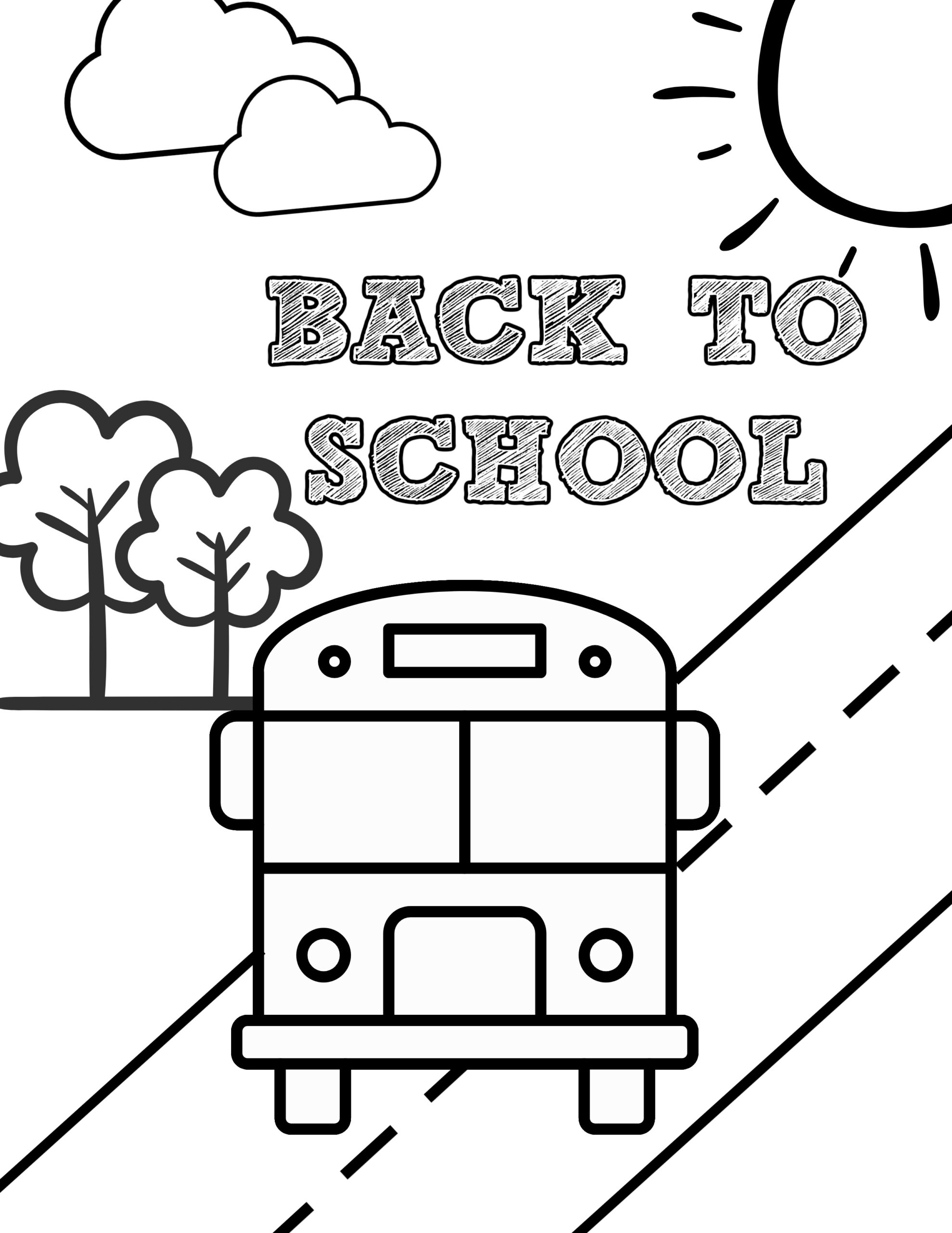 Free Back To School Coloring Pages For Kids Amy S Balancing Act