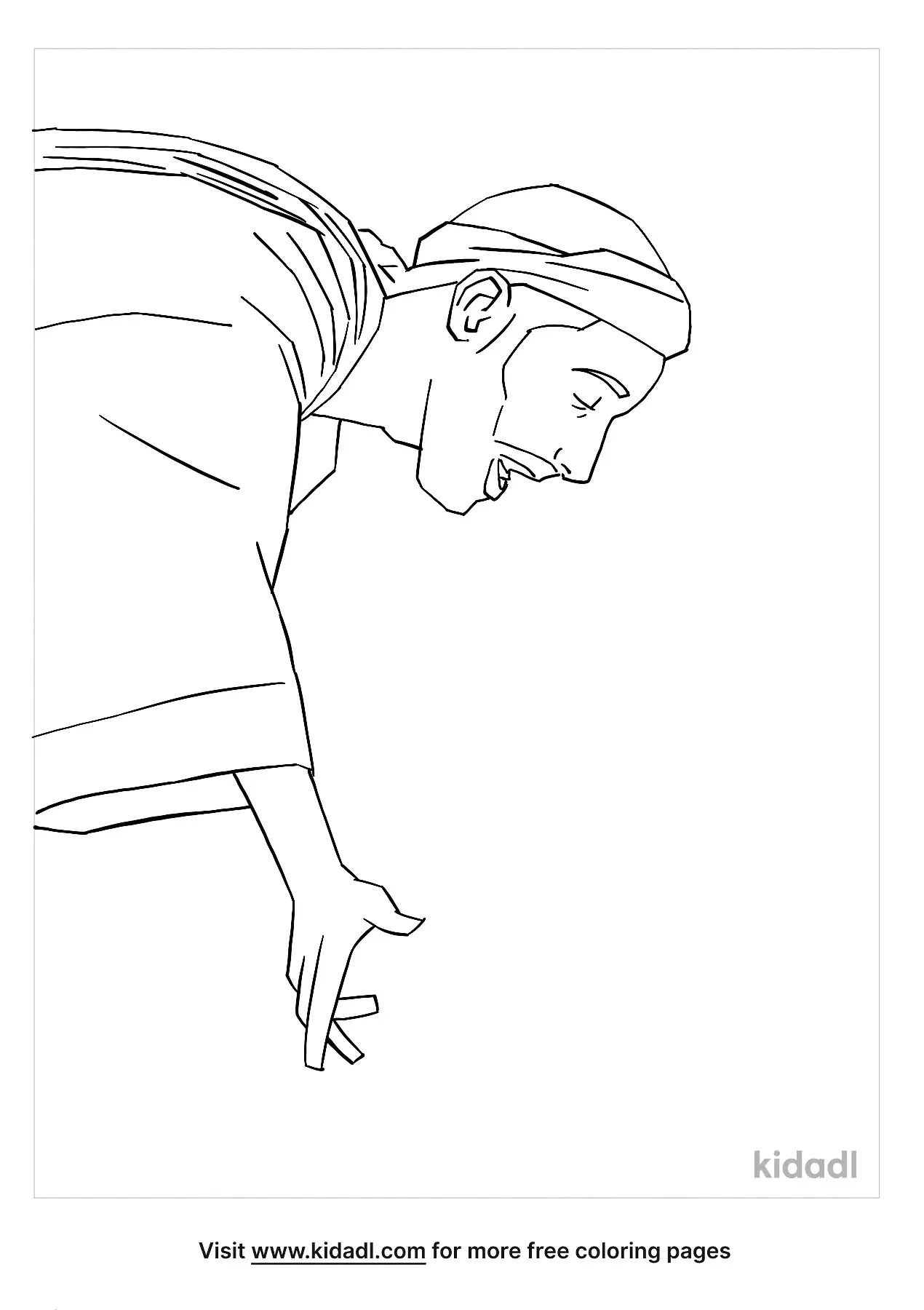 Free Blind Bartimaeus Coloring Page Coloring Page Printables Kidadl