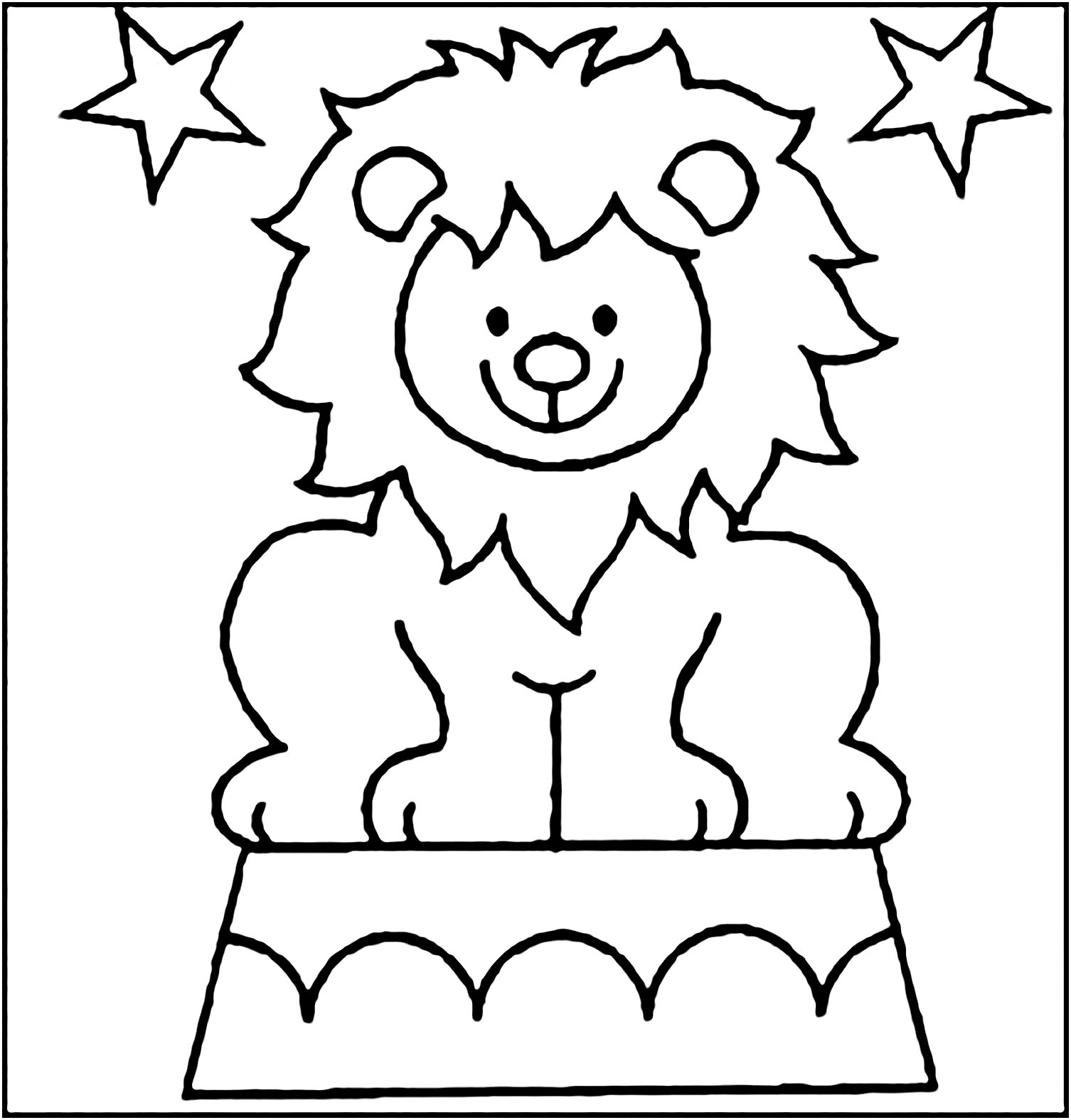 Circus Coloring Pages