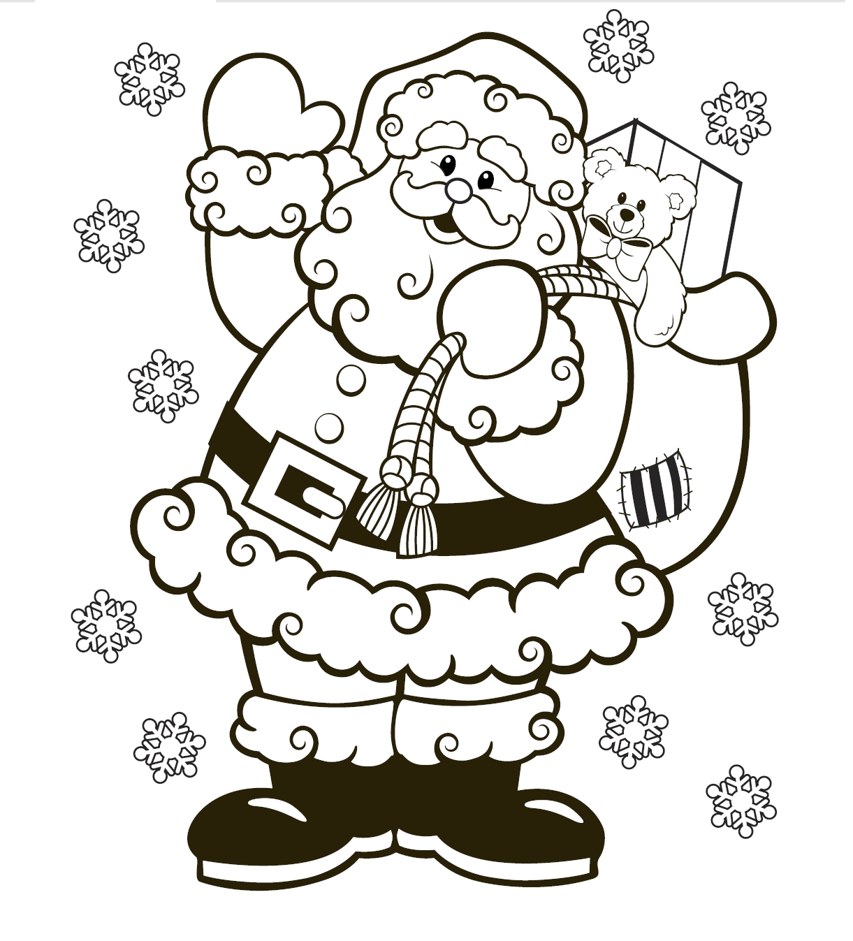 Christmas Coloring Pages For Girls
