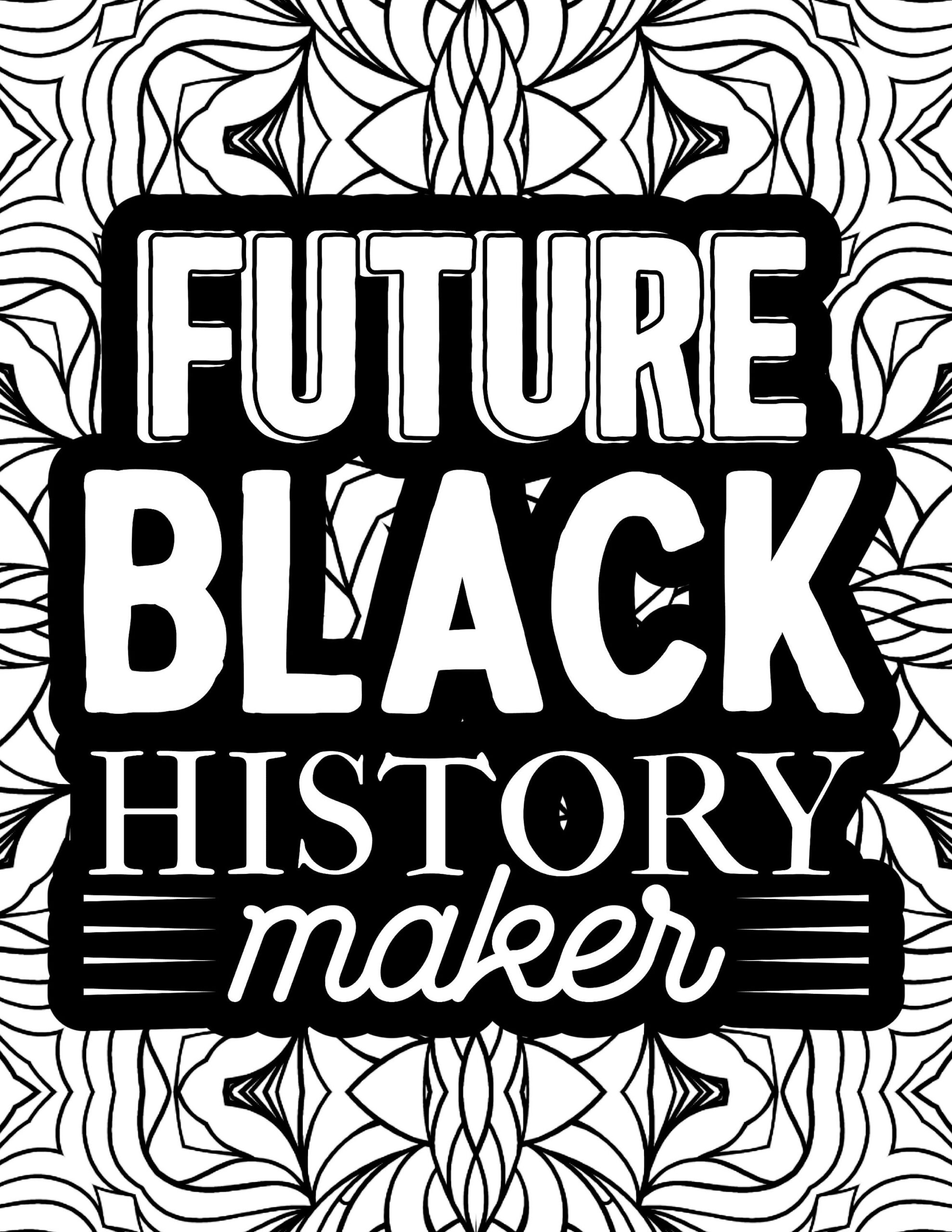Free Coloring Pages And Black History Month