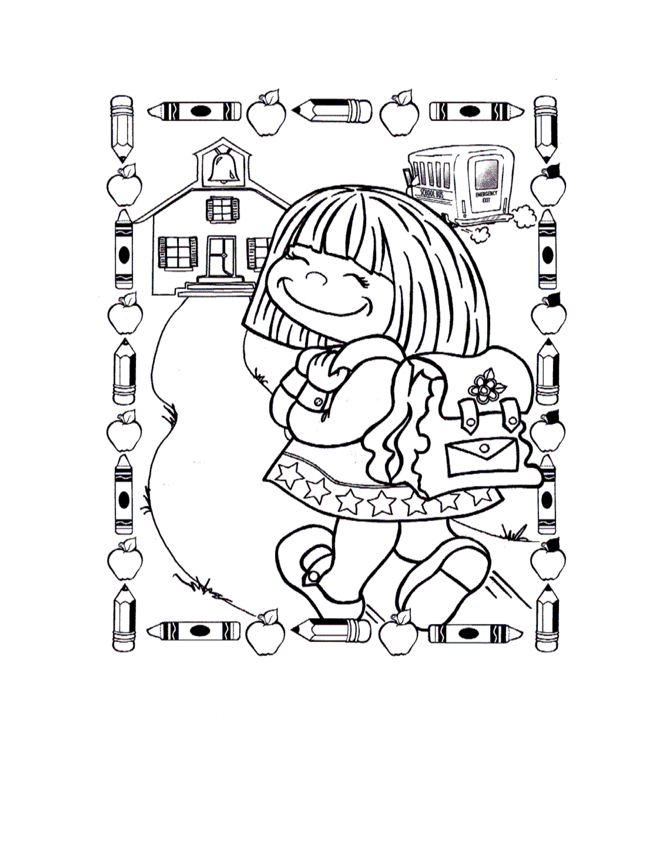 Free Coloring Pages For First Grade Coloring Home