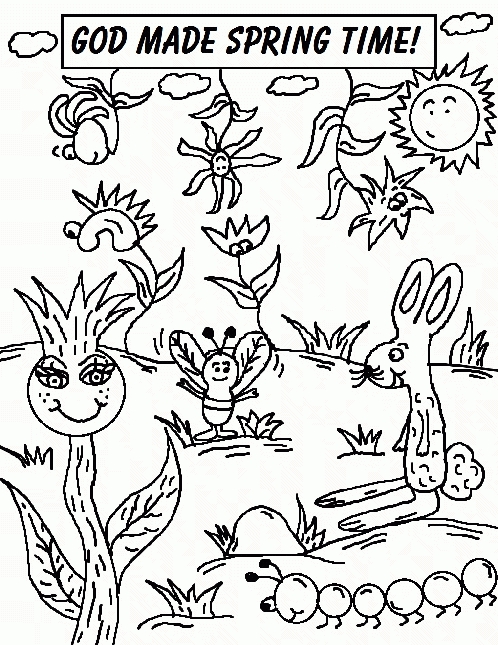 Free Coloring Pages Free For Kids Spring Time Download Free Coloring Pages Free For Kids Spring