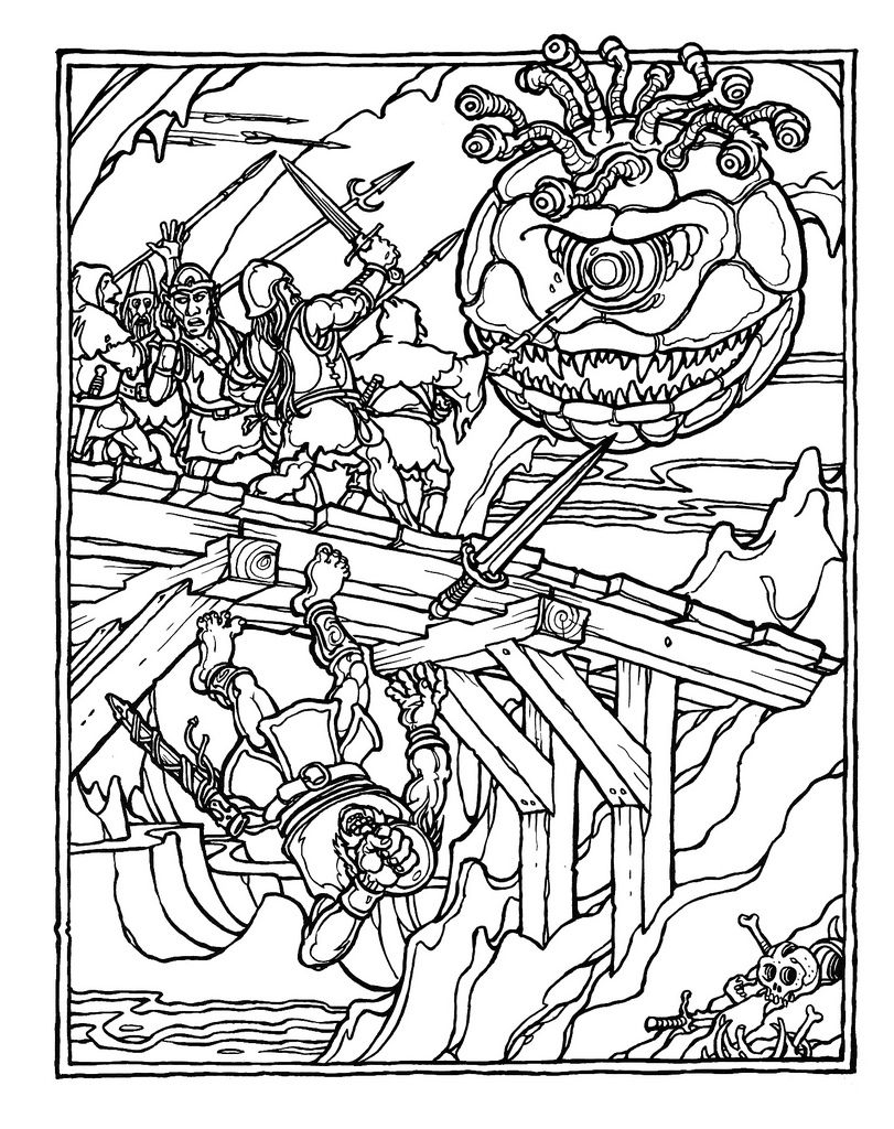 D&D Coloring Pages