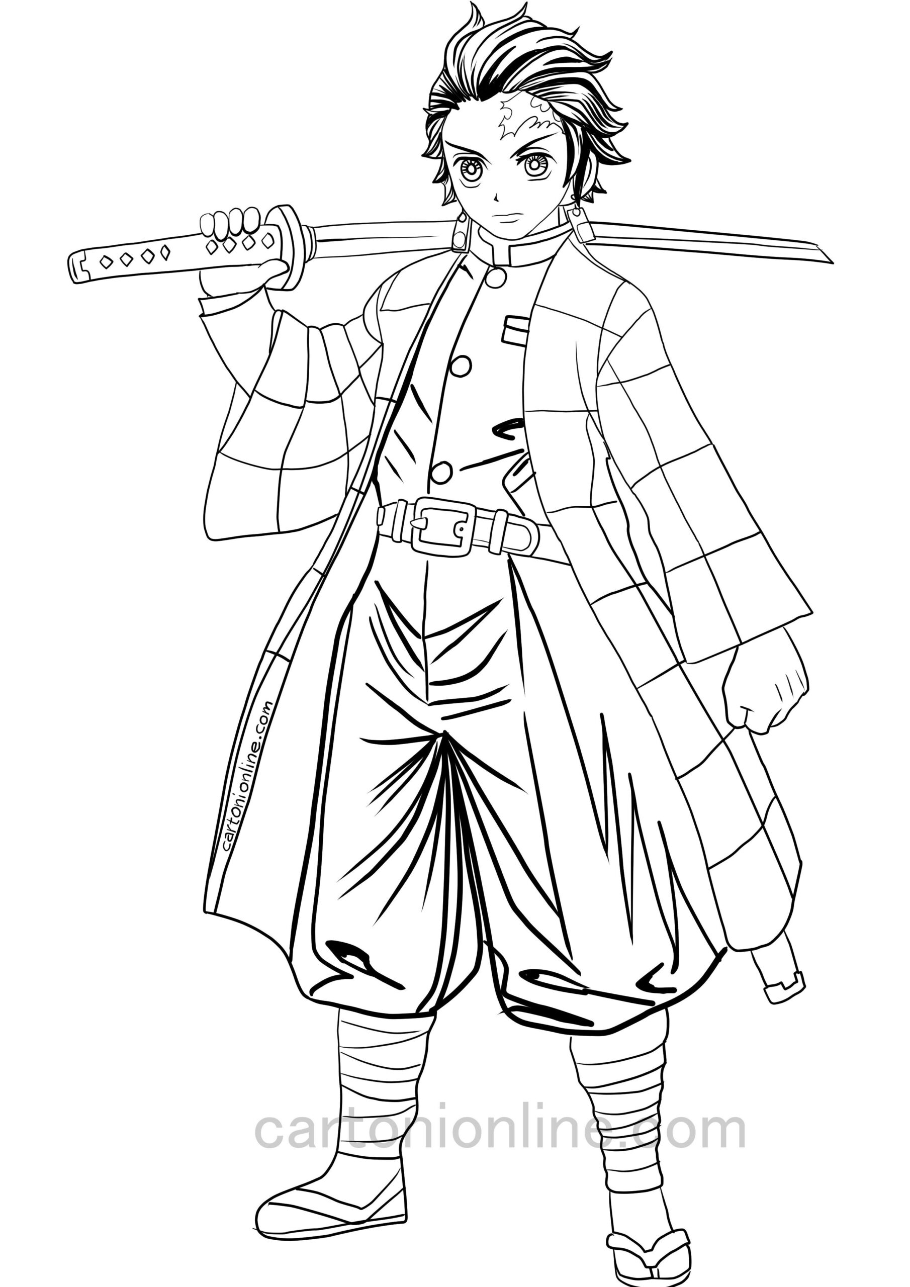 Free Demon Slayer Coloring Pages