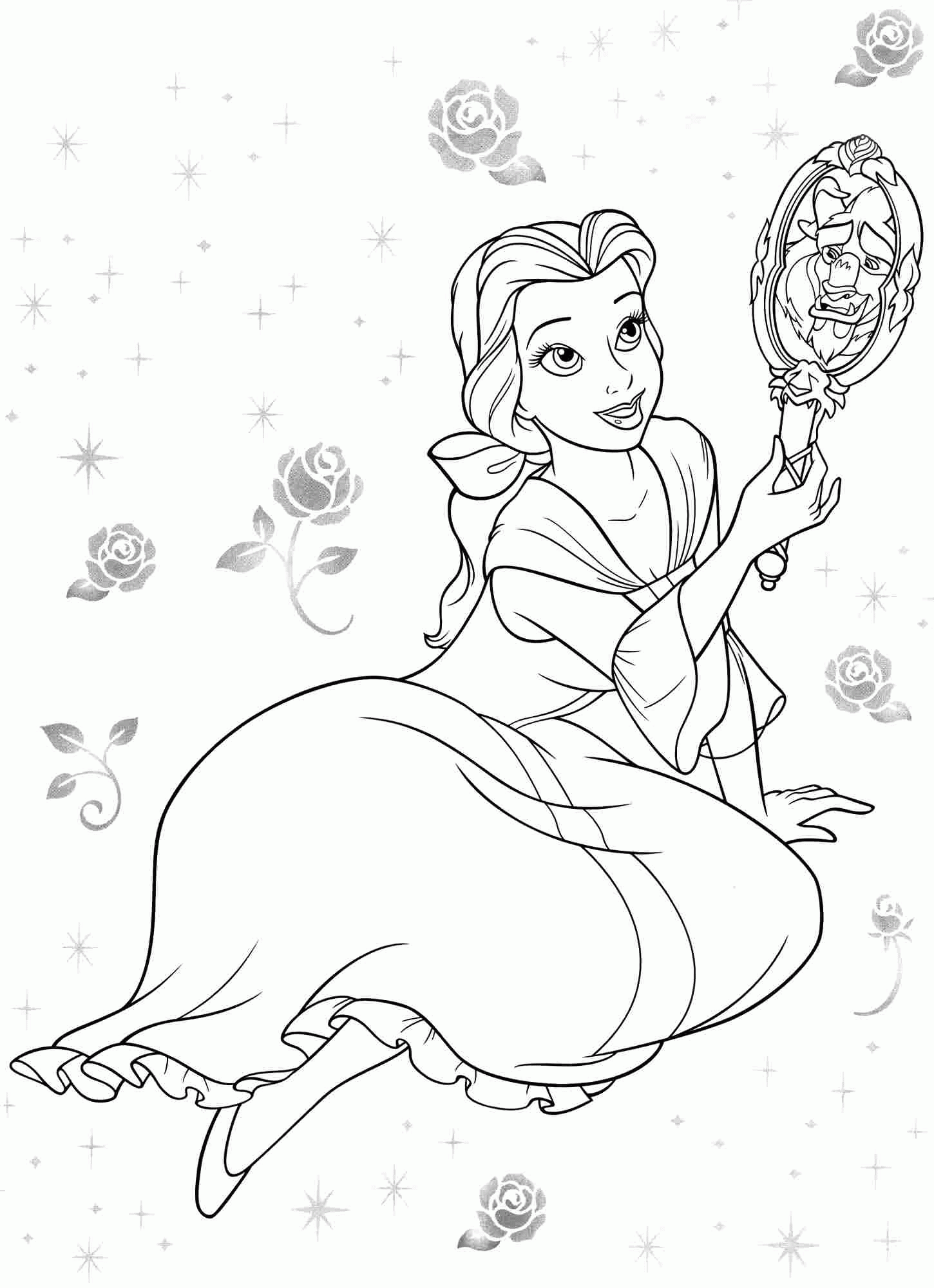 Free Disney Coloring Pages Belle Download Free Disney Coloring Pages Belle Png Images Free