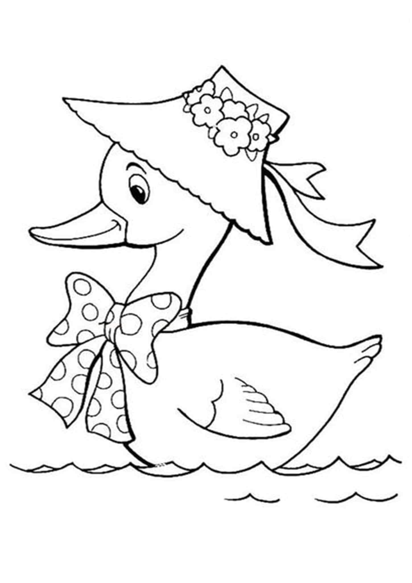 Duck Coloring Page