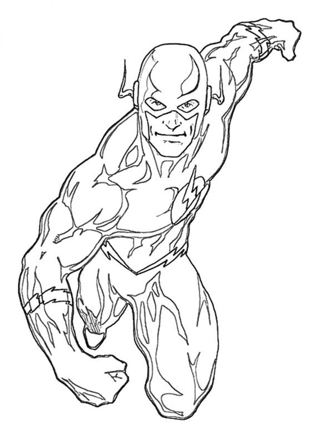 Flash Coloring Pages