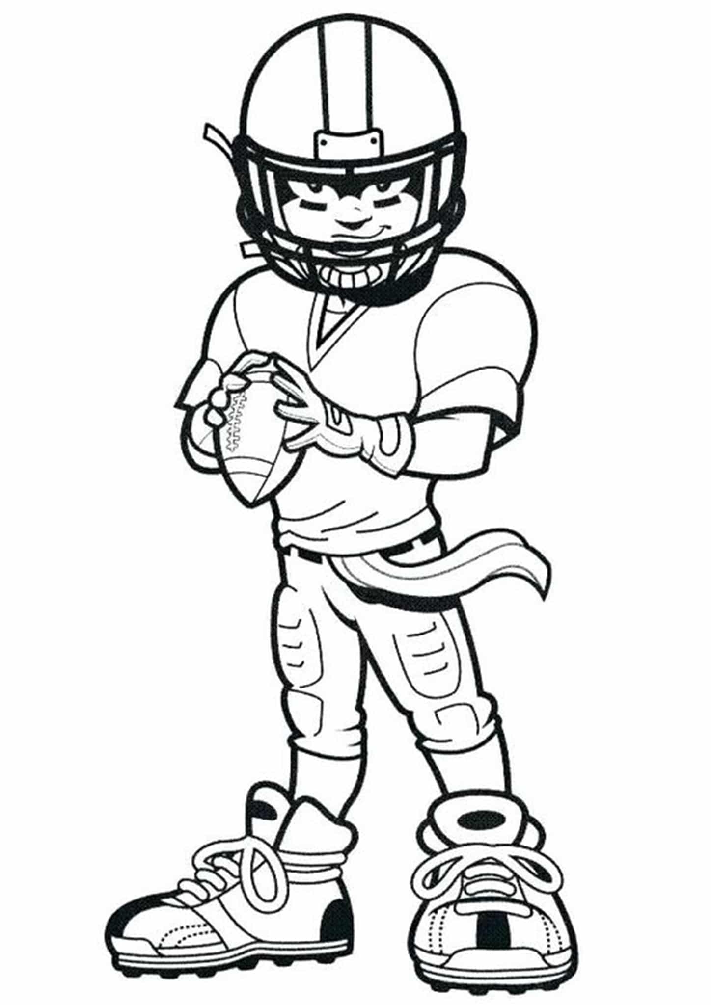Free Easy To Print Football Coloring Pages Tulamama