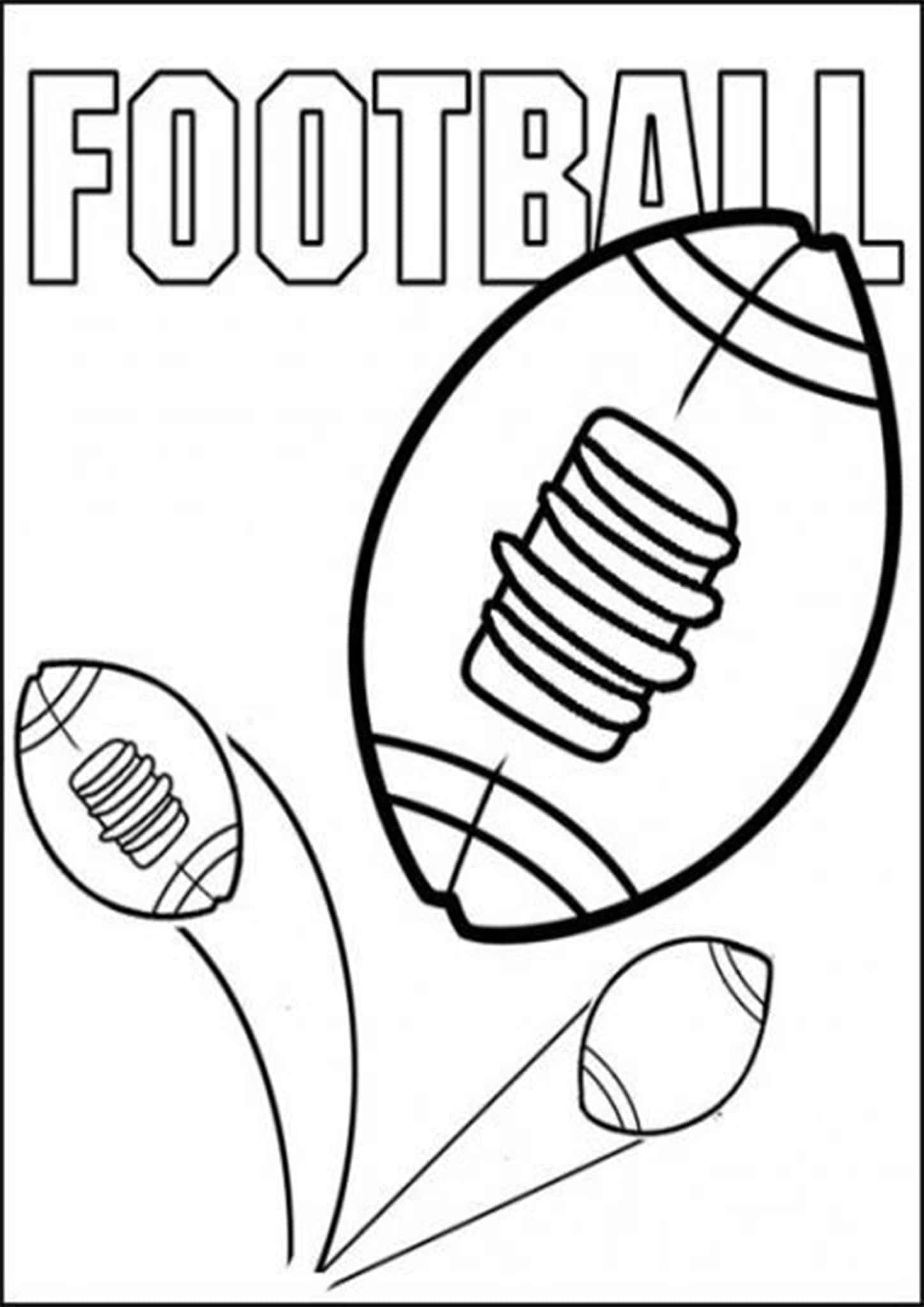 Free Easy To Print Football Coloring Pages Tulamama