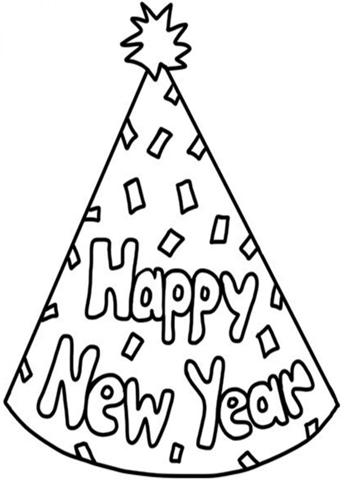 Free Easy To Print Happy New Year Coloring Pages Tulamama