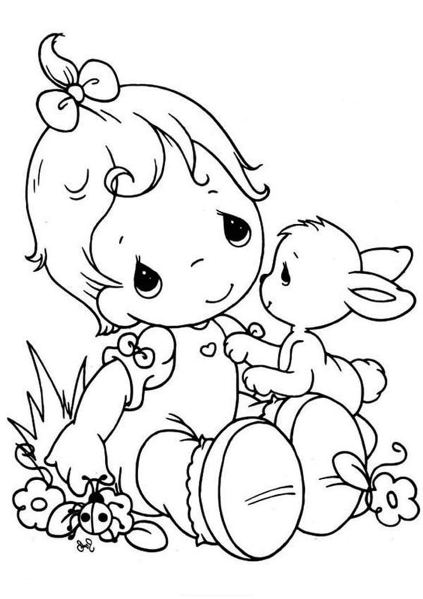 Free Easy To Print Precious Moments Coloring Pages Tulamama