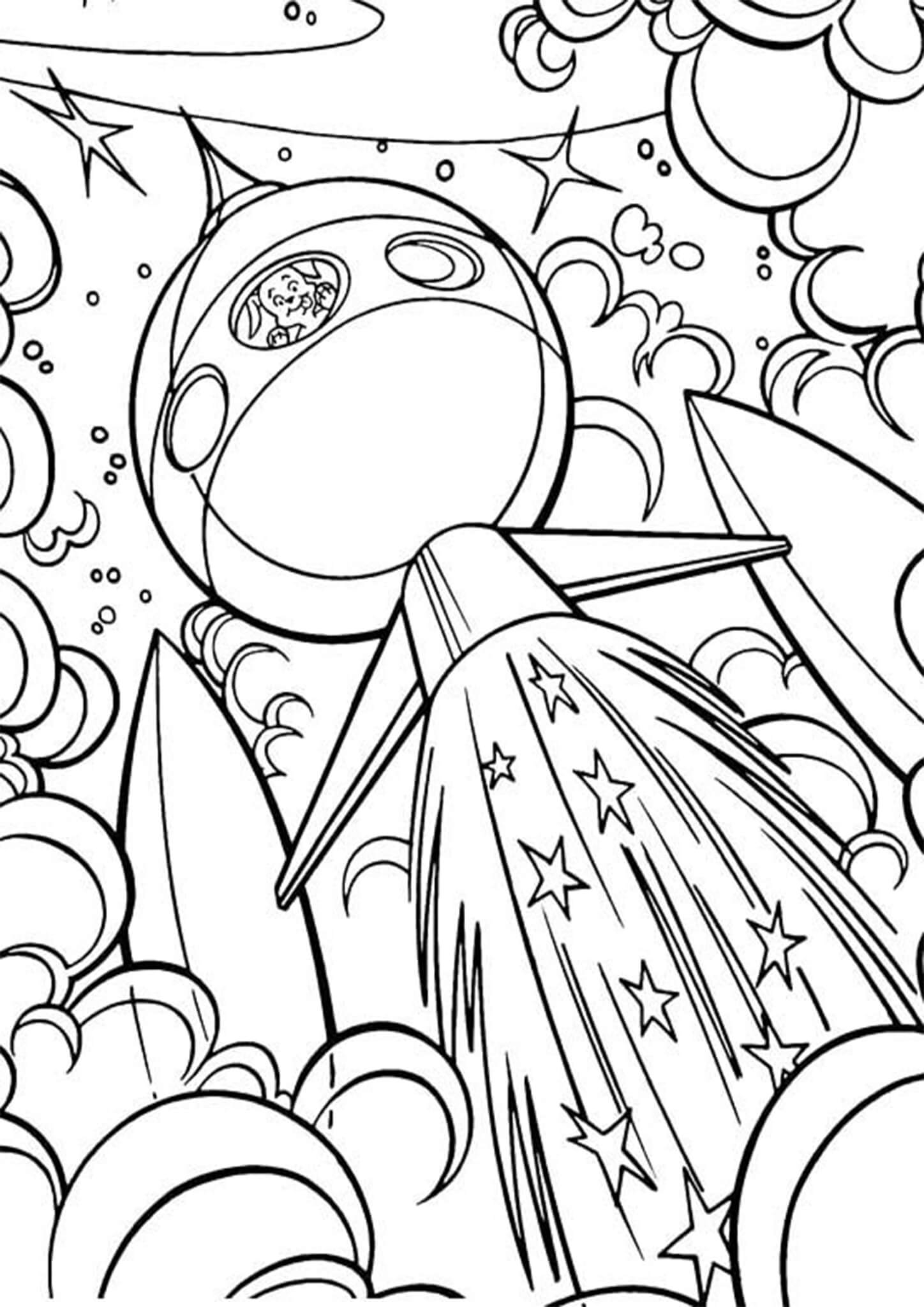 Free Easy To Print Space Coloring Pages Tulamama
