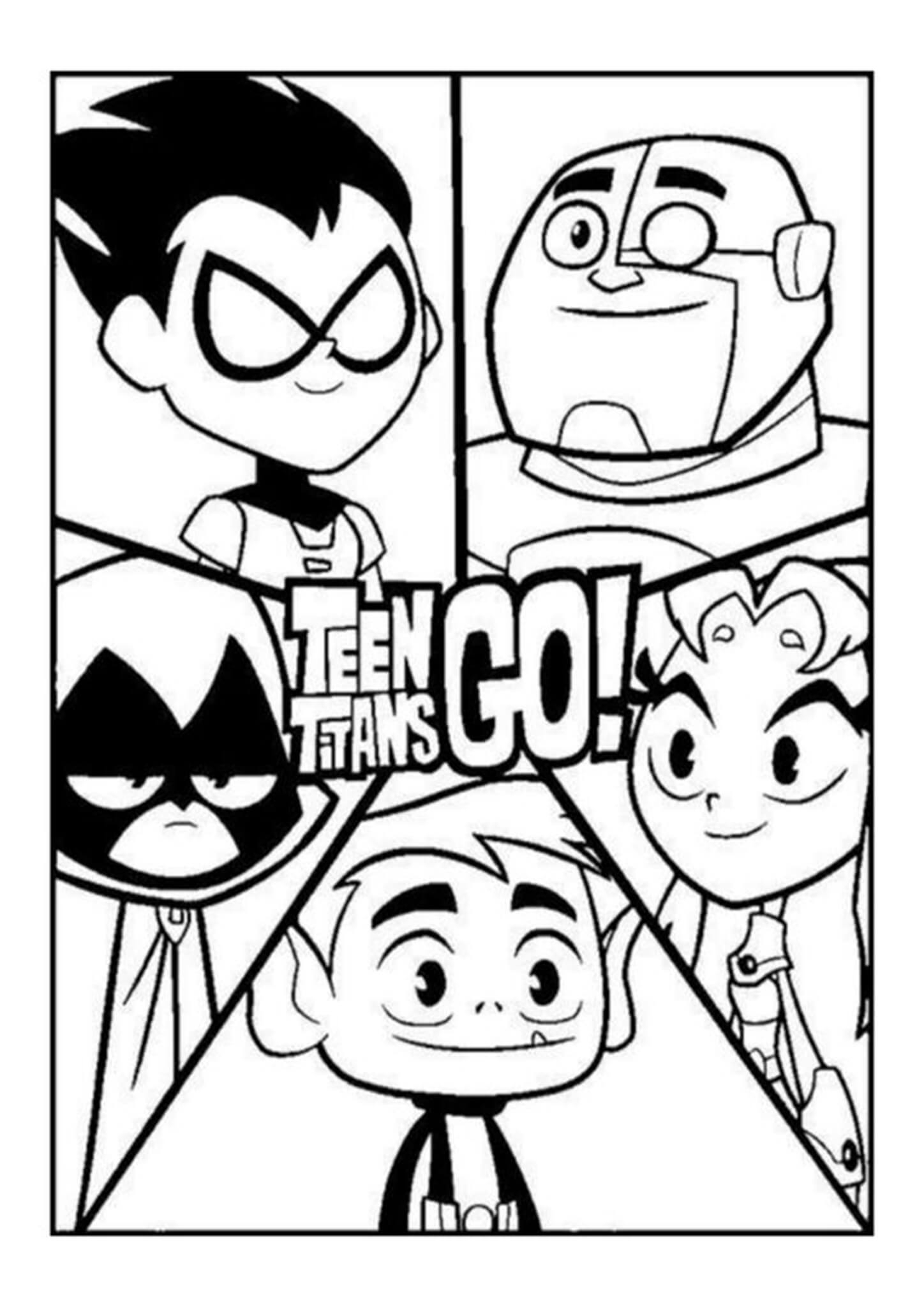 Teen Titans Coloring Pages