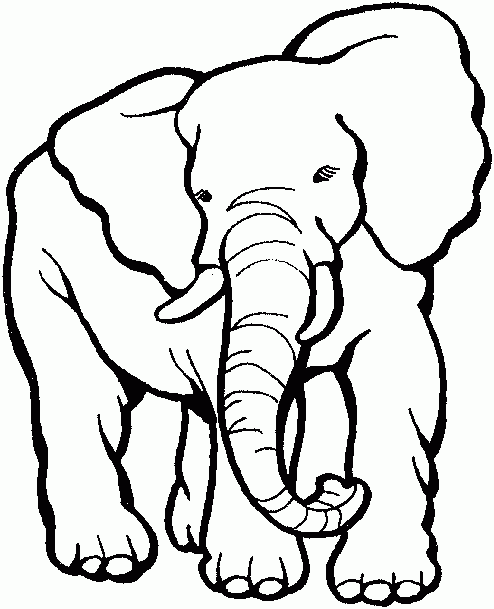 Elephant Coloring Page