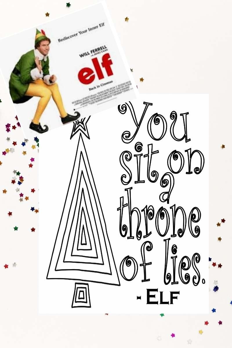 Buddy The Elf Coloring Pages