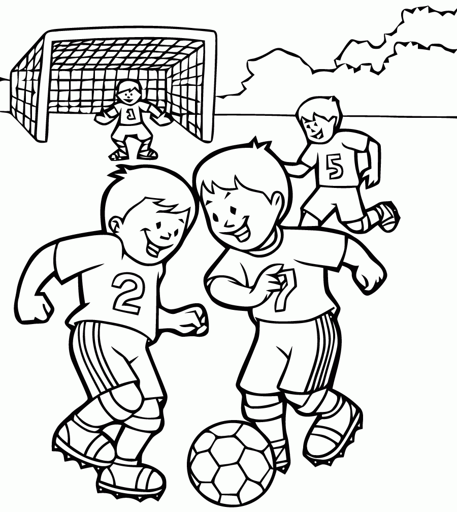 Free Football Coloring Download Soccer Coloring Pages For Kids