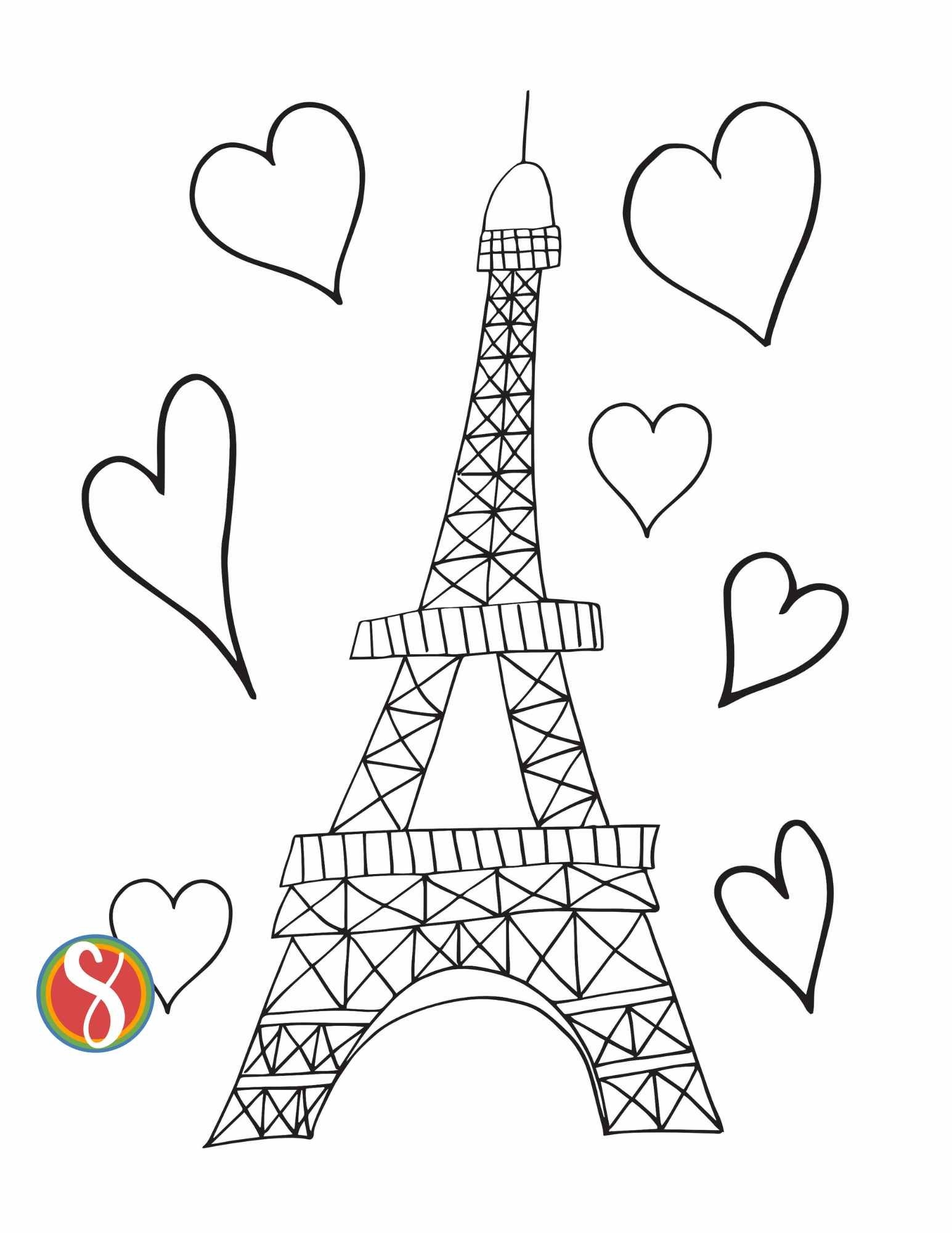 Free France Coloring Pages Stevie Doodles