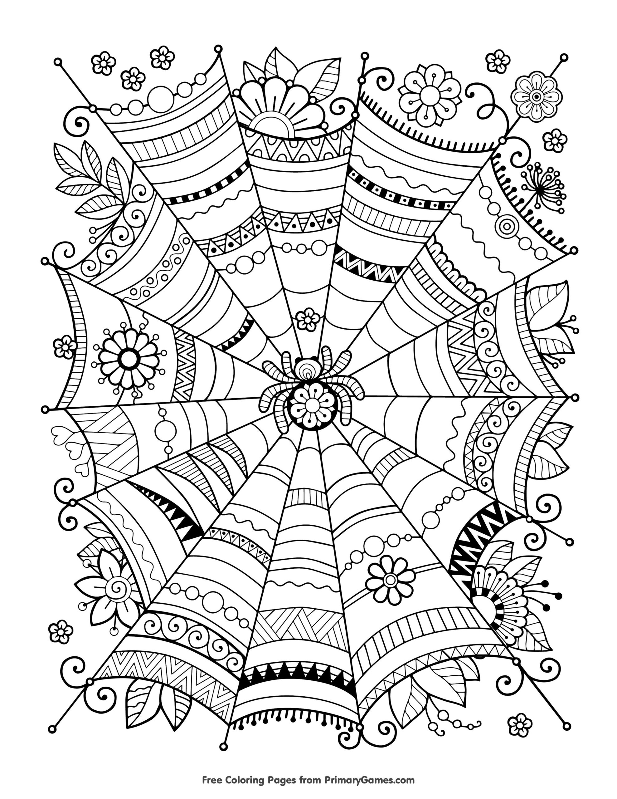 FREE Halloween Coloring Pages For Adults Kids Happiness Is Homemade Halloween Coloring