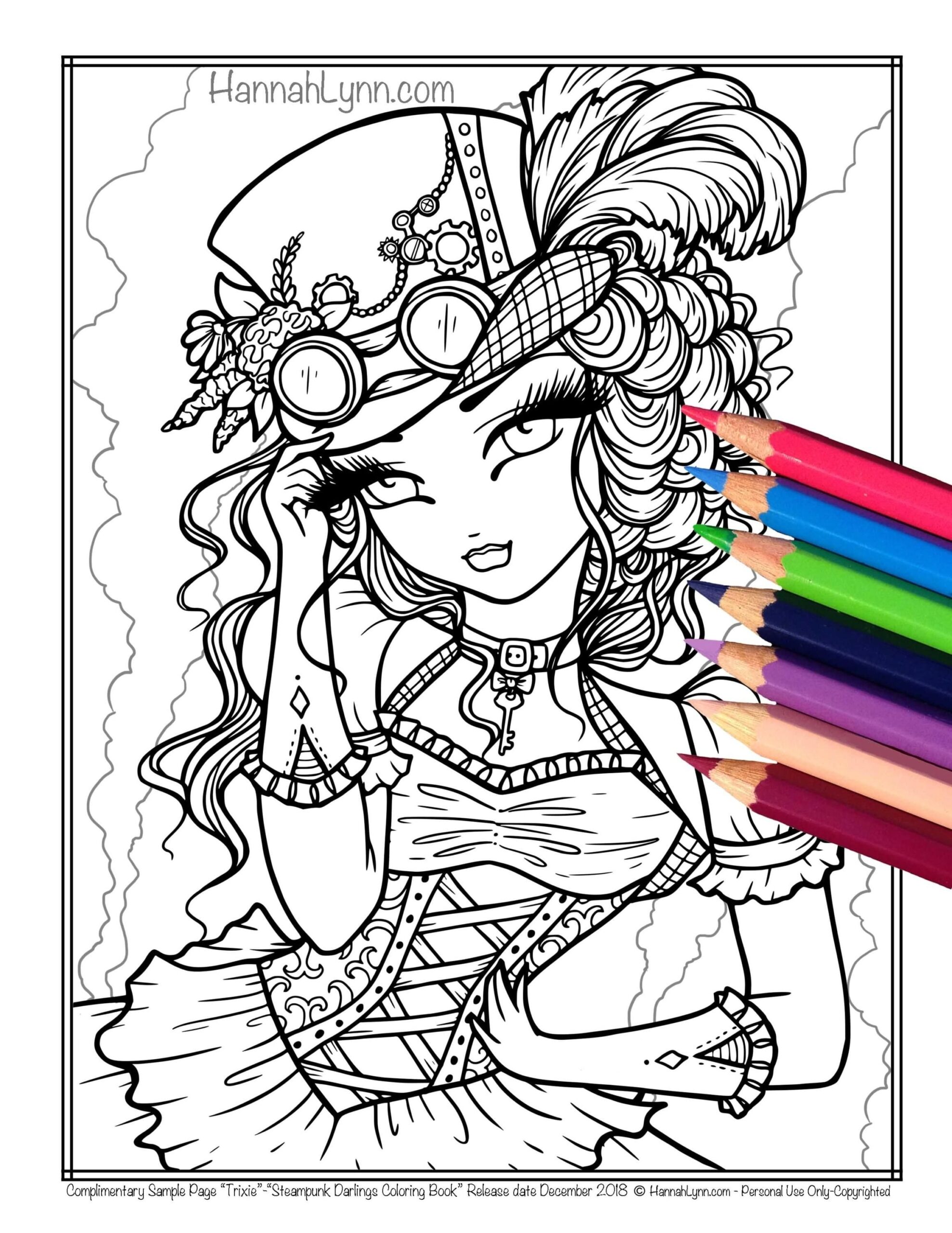 Free Hannah Lynn Coloring Pages