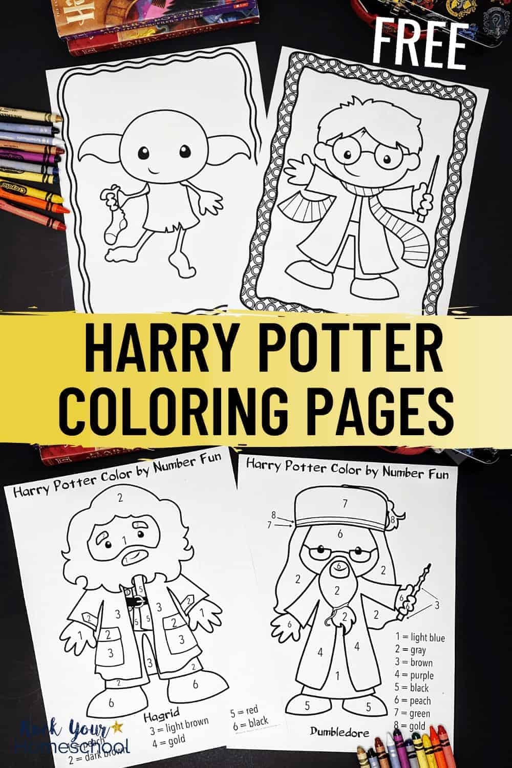 Free Harry Potter Inspired Coloring Pages For Creative Fun Activities