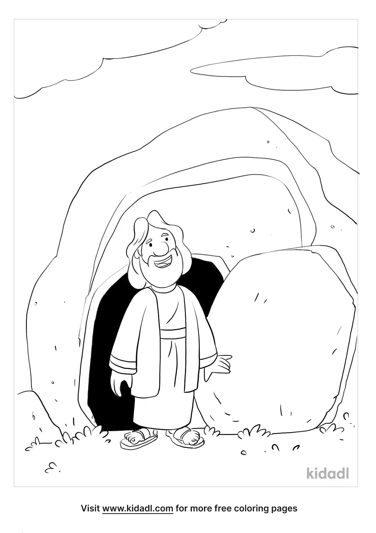 Free He Is Risen Coloring Page Coloring Page Printables Kidadl