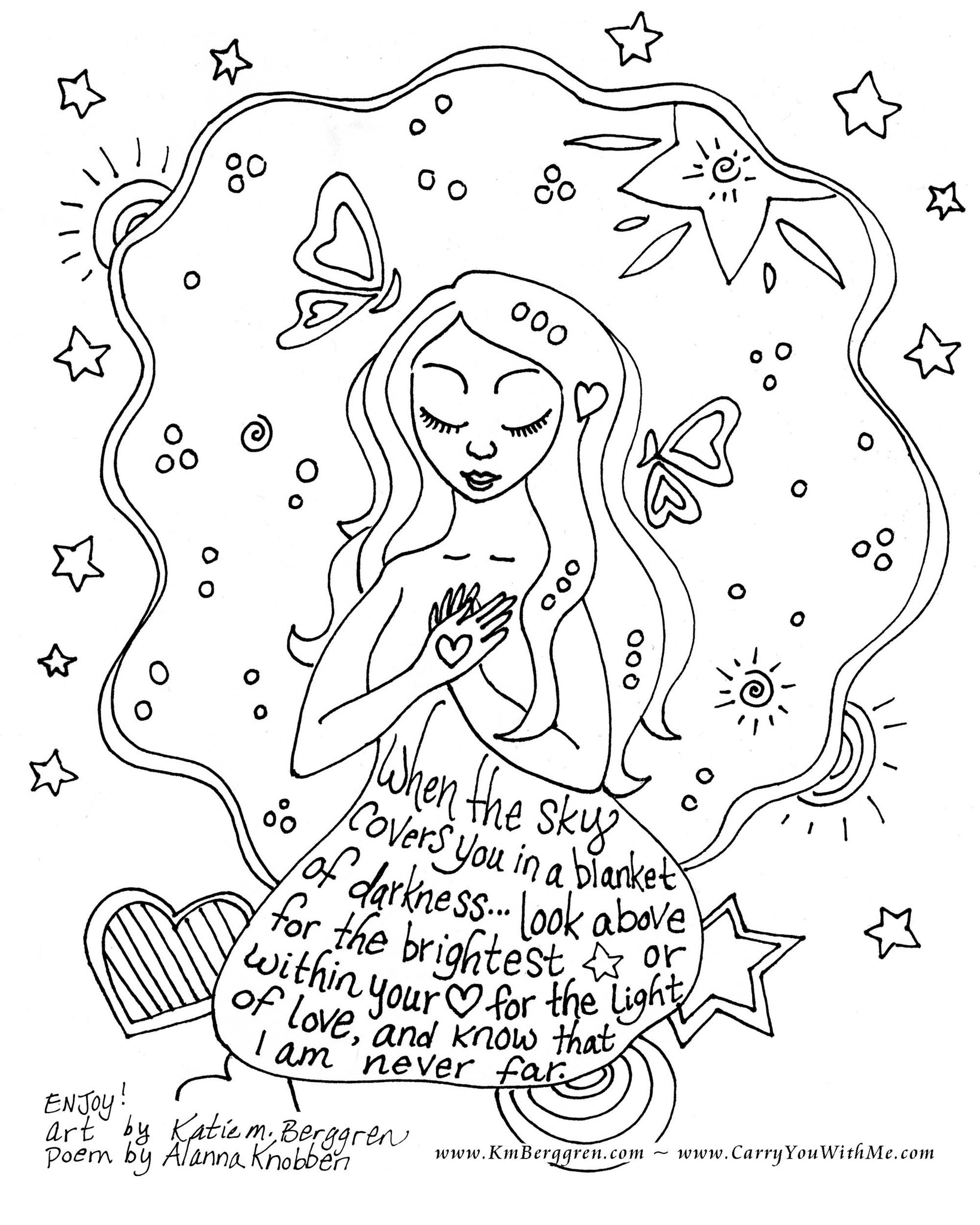 Motherhood Free Printable Color Page