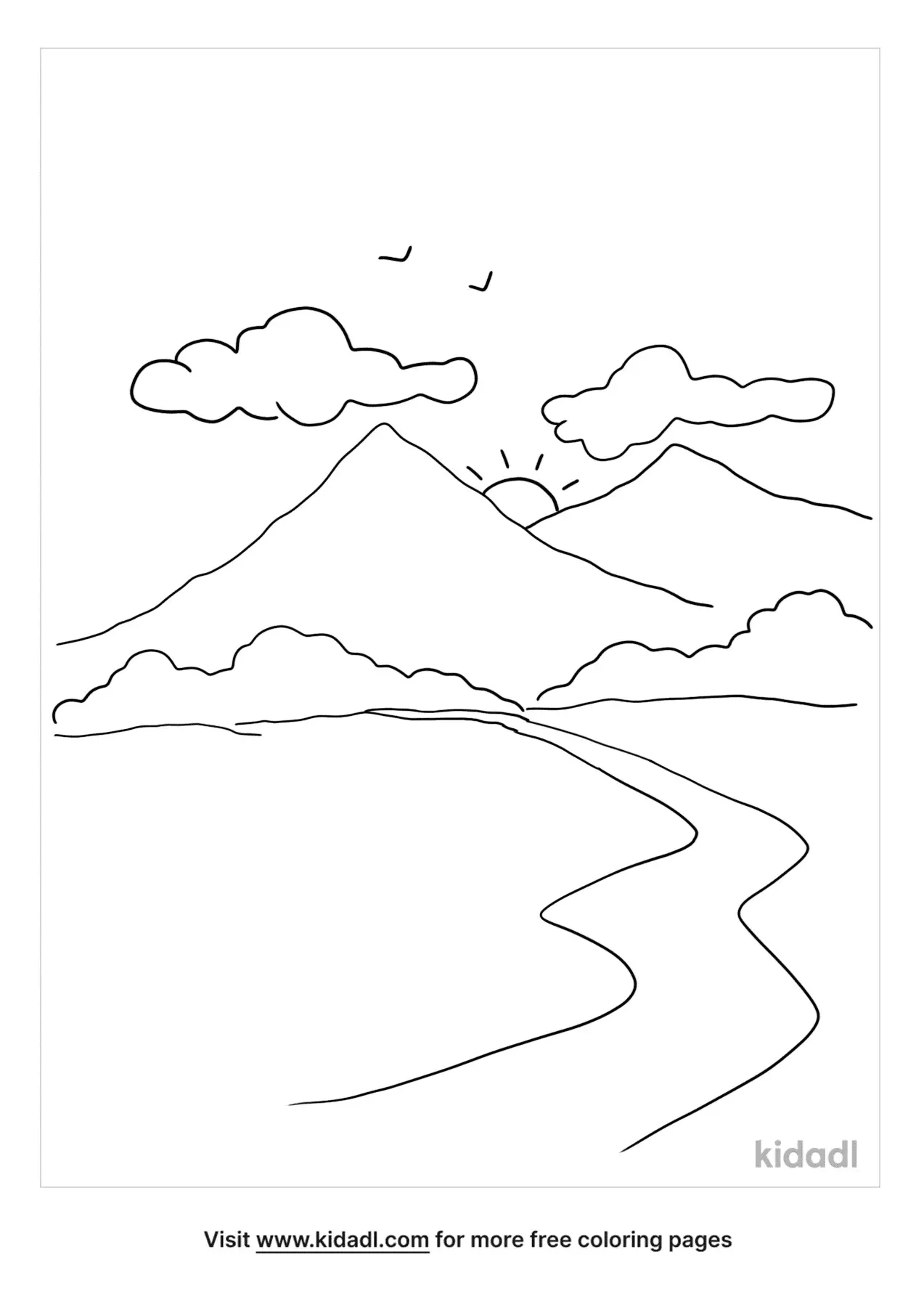Free Landform Coloring Page Coloring Page Printables Kidadl