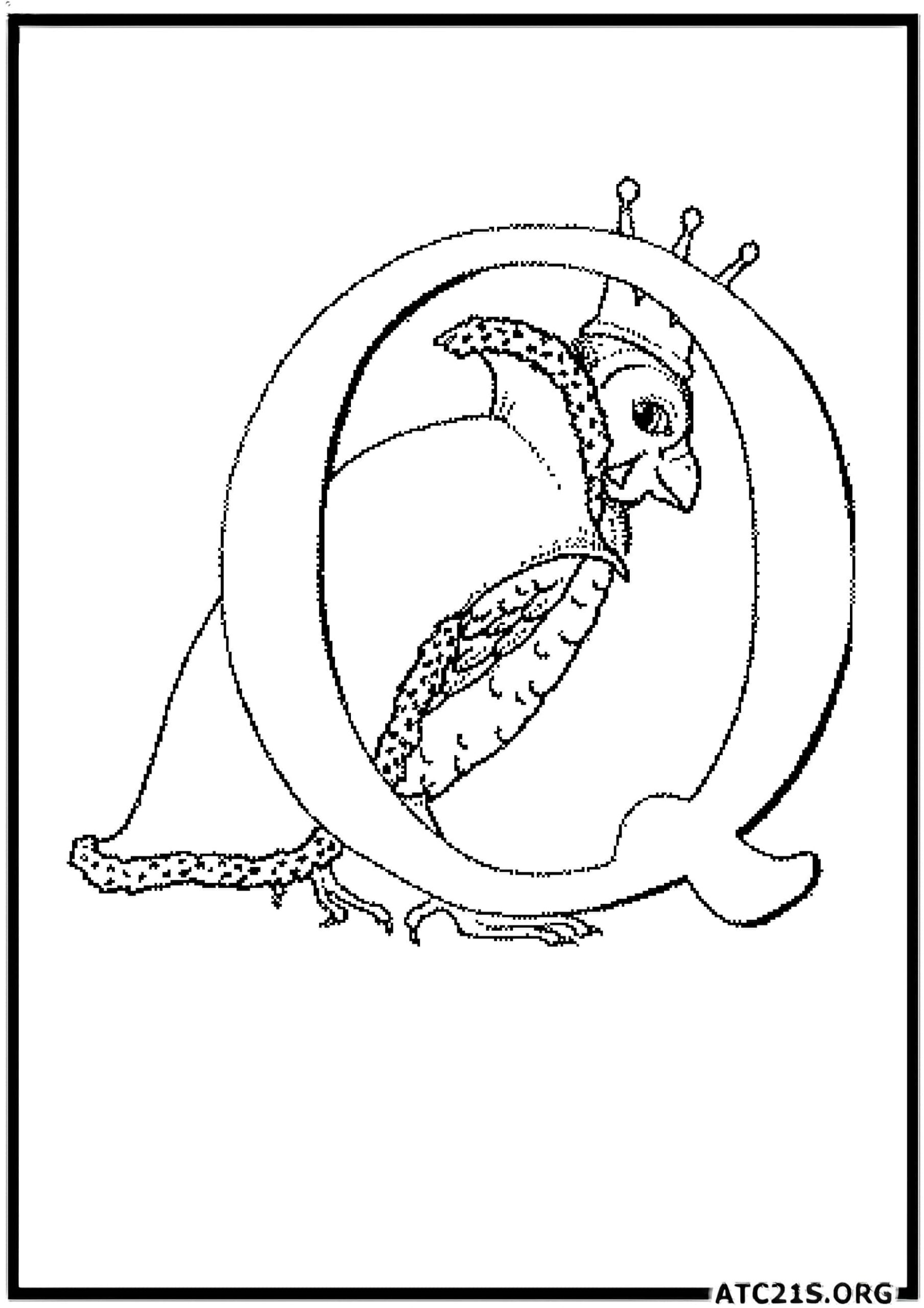 Free Letter Q Coloring Pages Download ATC21S