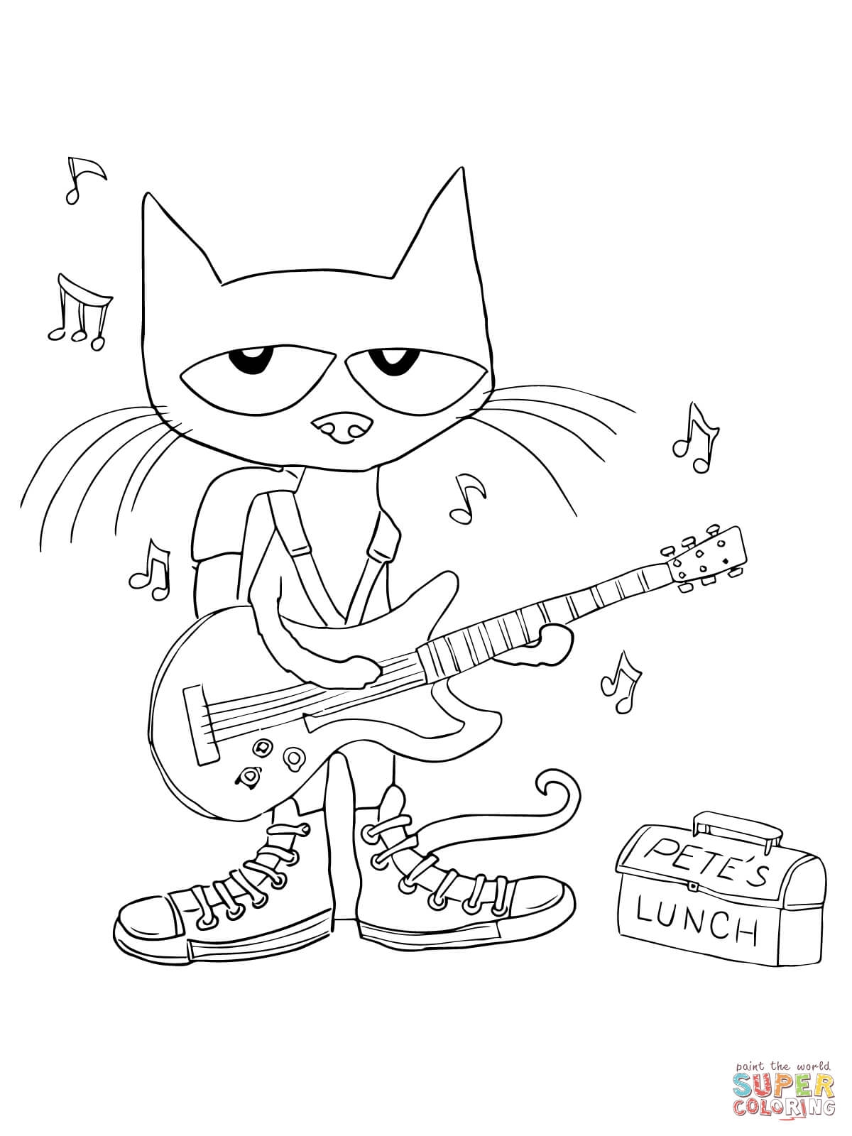 Free Pete The Cat Printables Coloring Home