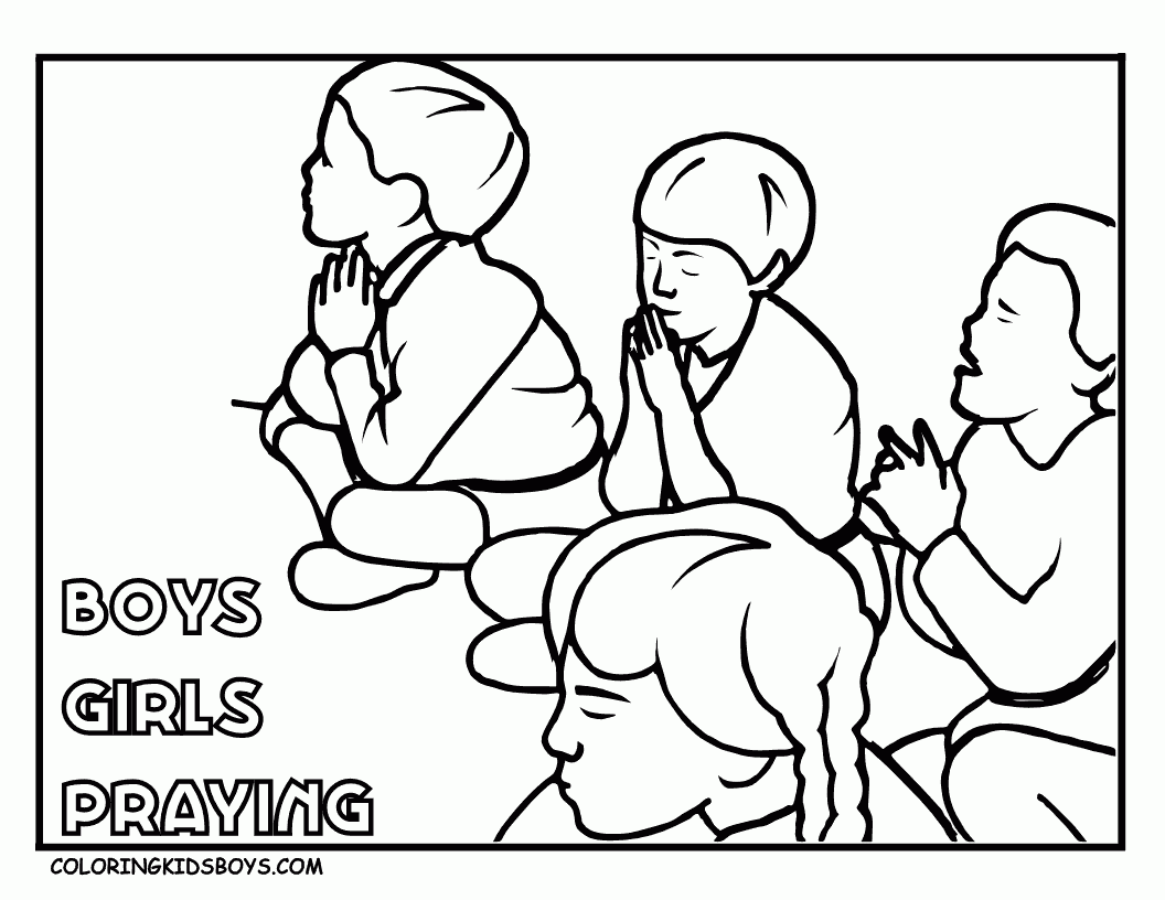 Free Prayer Coloring Page For Kids Download Free Prayer Coloring Page For Kids Png Images