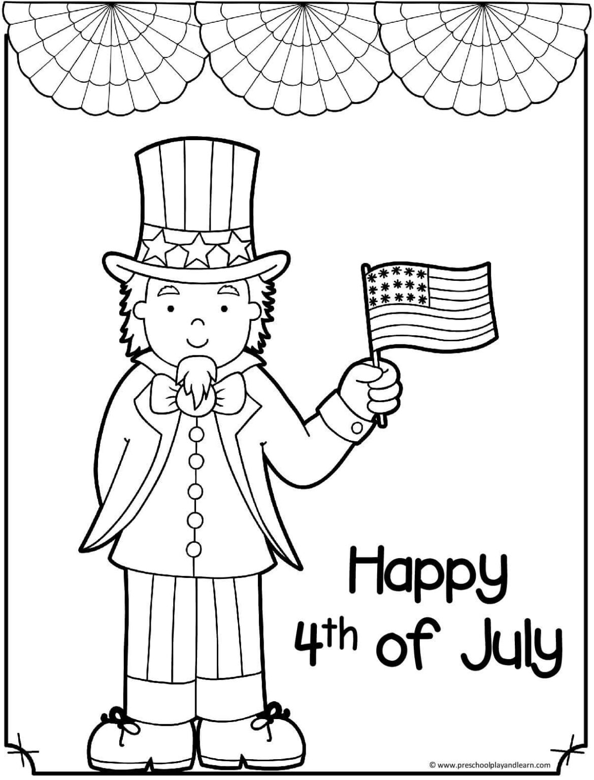 4th Of July Coloring Pages