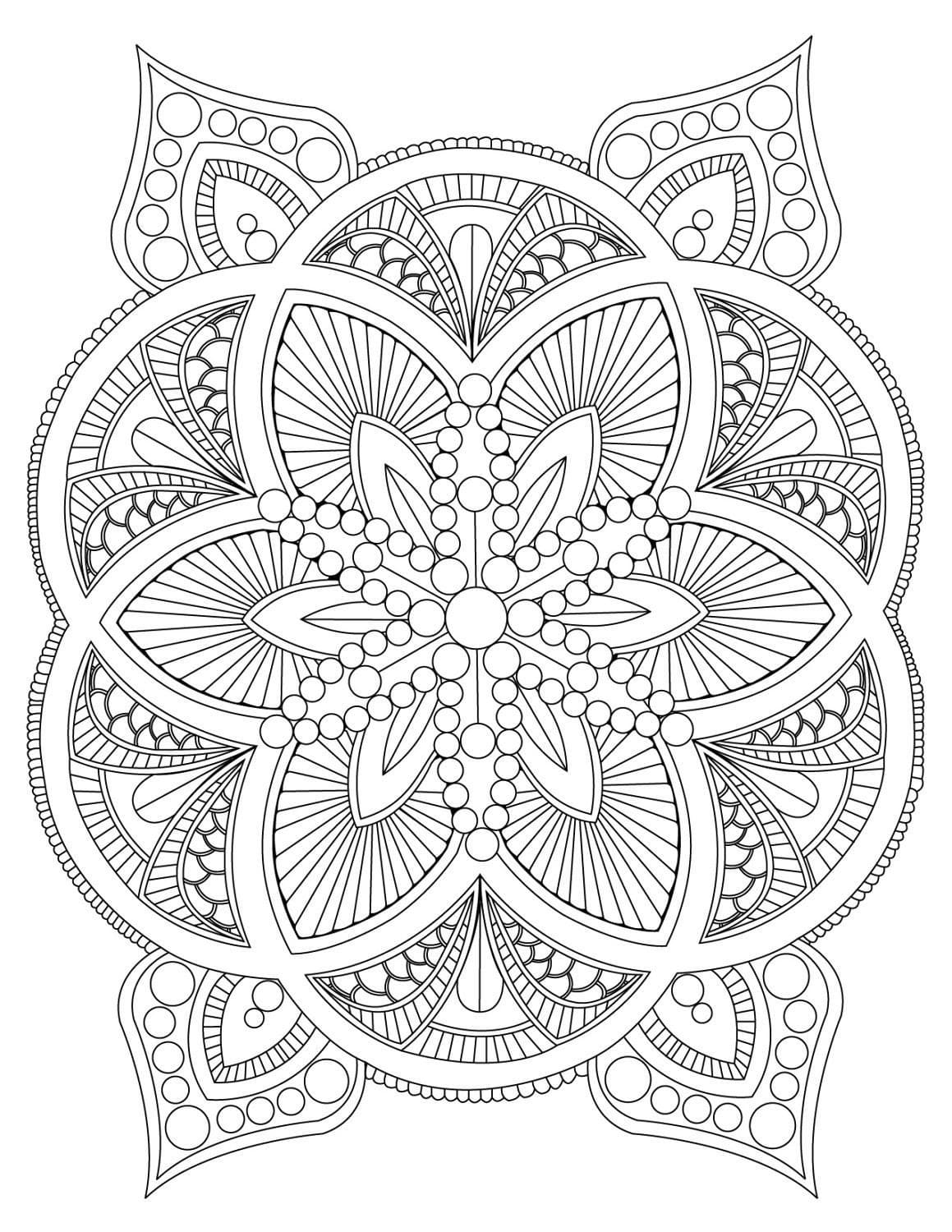 Free Printable Abstract Coloring Pages For Adults