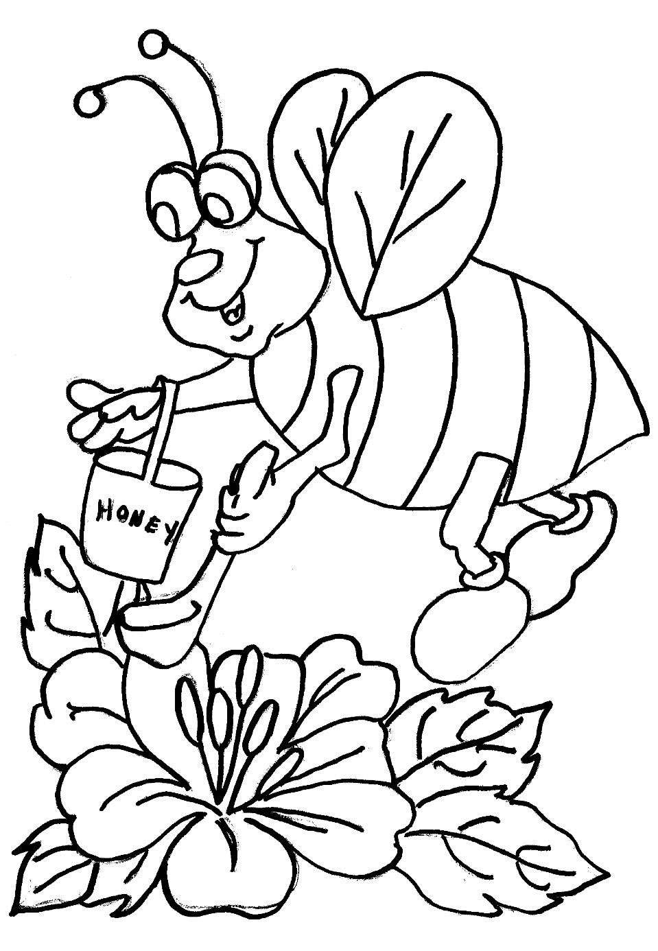 Bumblebee Coloring Pages