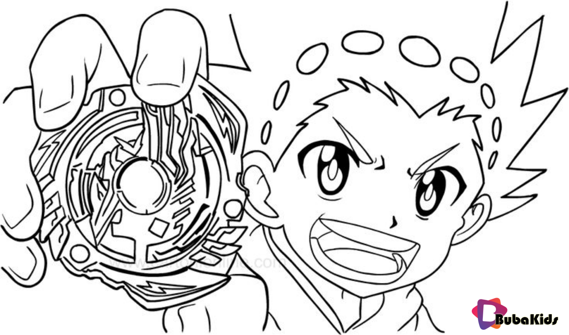 Free Printable Beyblade Burst Coloring Pages