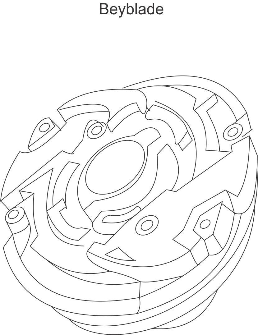 Beyblade Coloring Page
